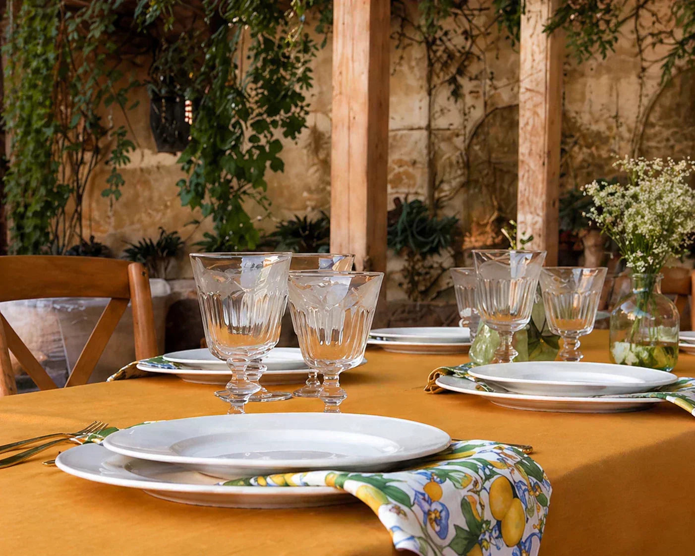 Pranzo in limonaia