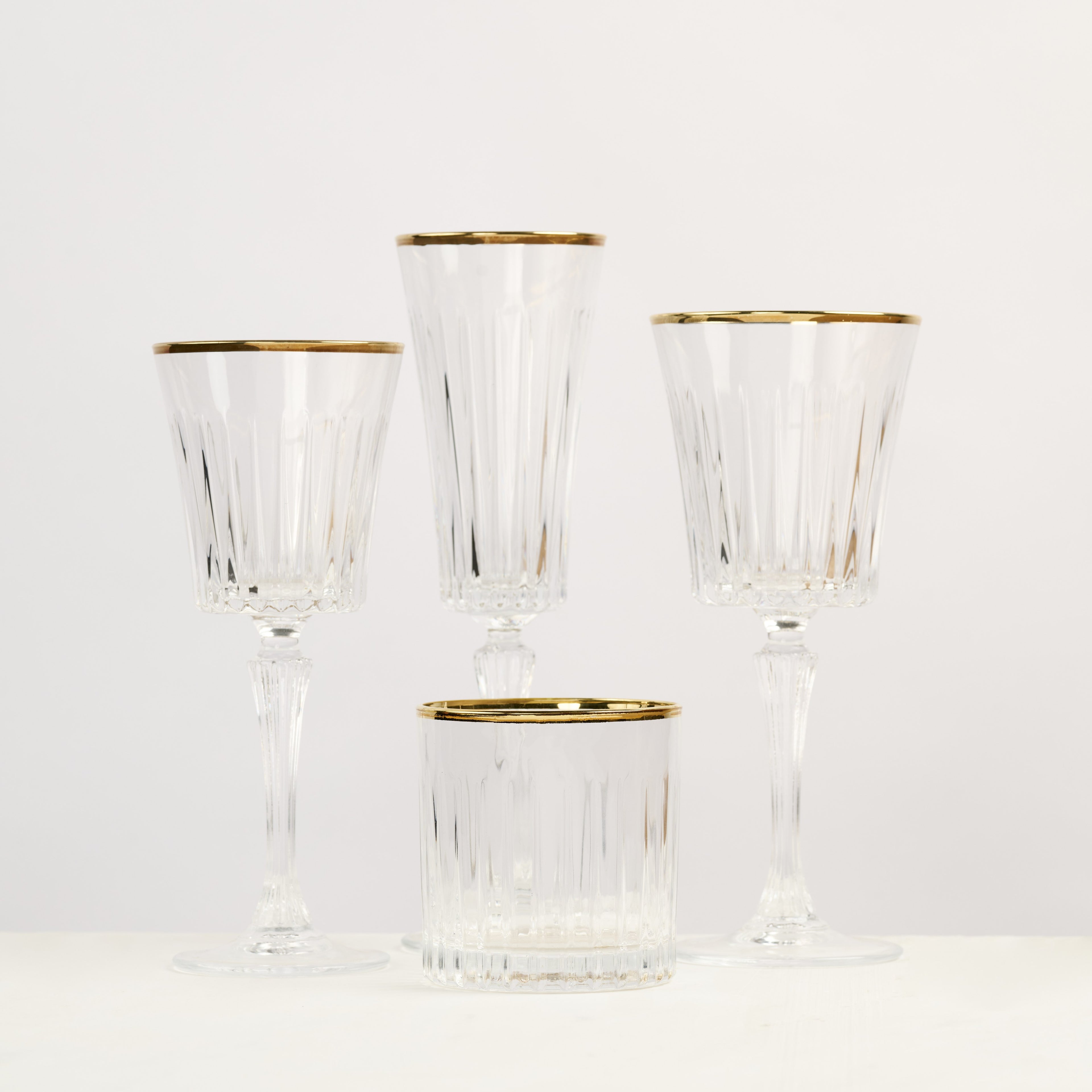 Bicchiere Linea Tavola Timeless Filo oro