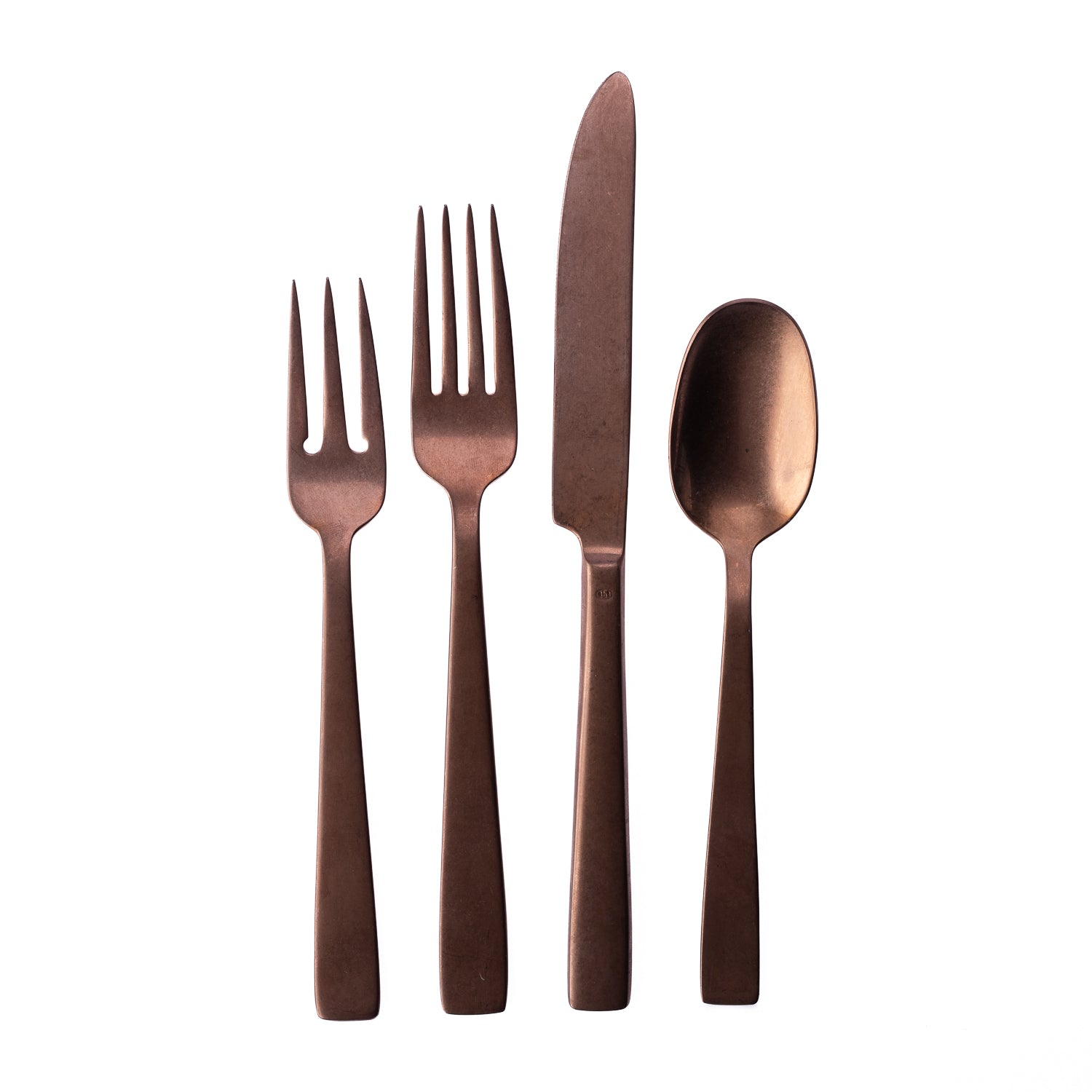 posate linea Flat vintage rame