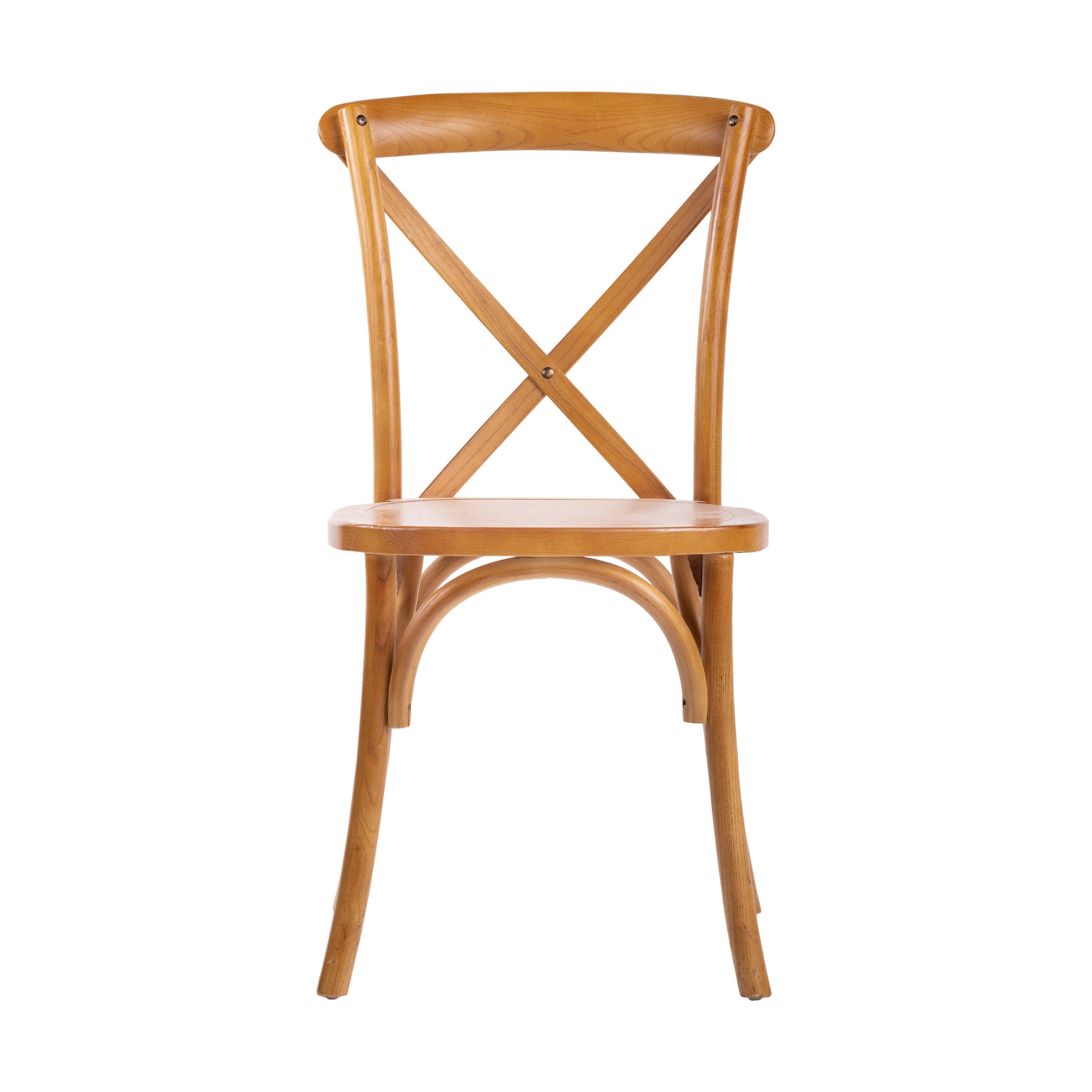 SEDIA TOSCANA IN LEGNO NATURALE - BASE LISCIA