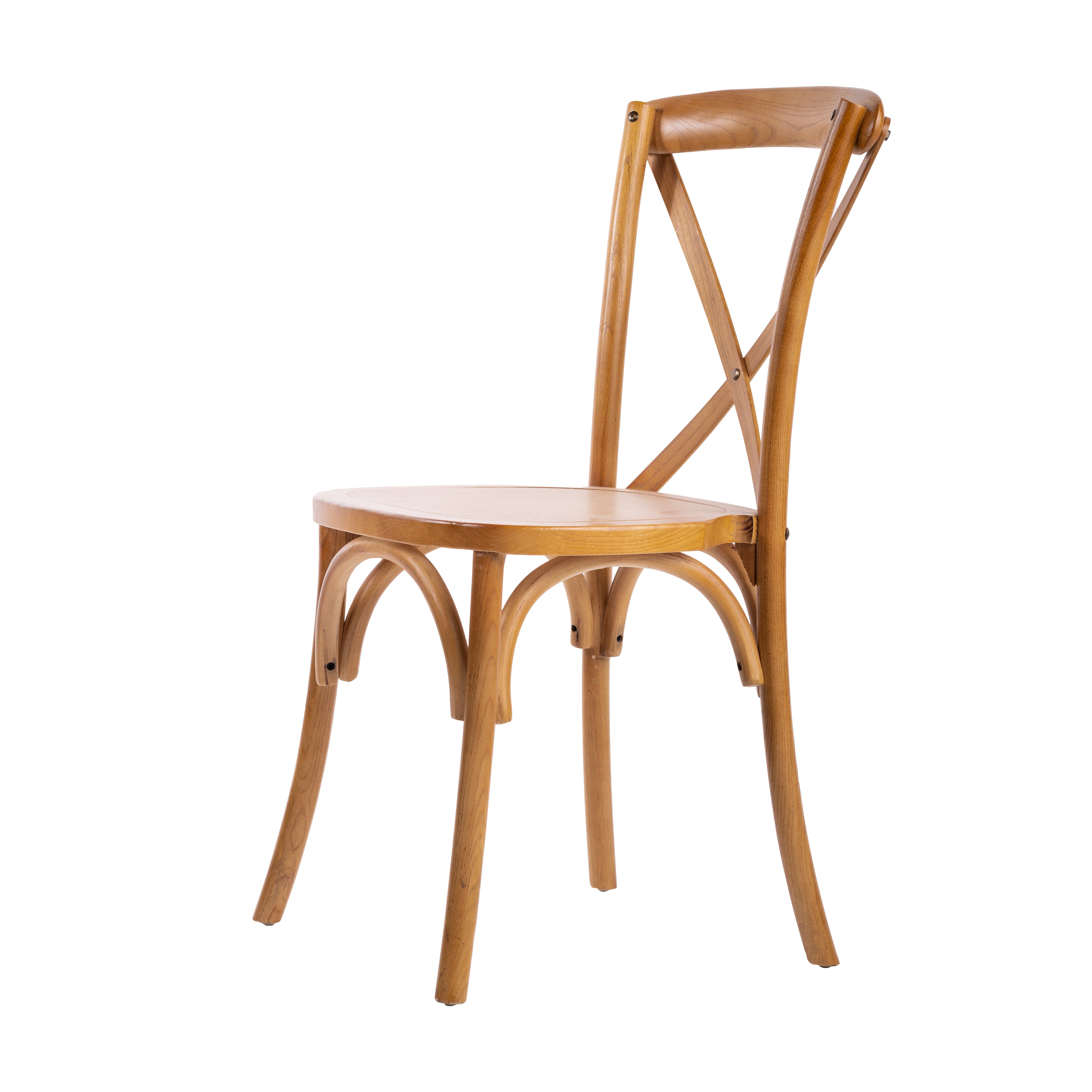 SEDIA TOSCANA IN LEGNO NATURALE - BASE LISCIA