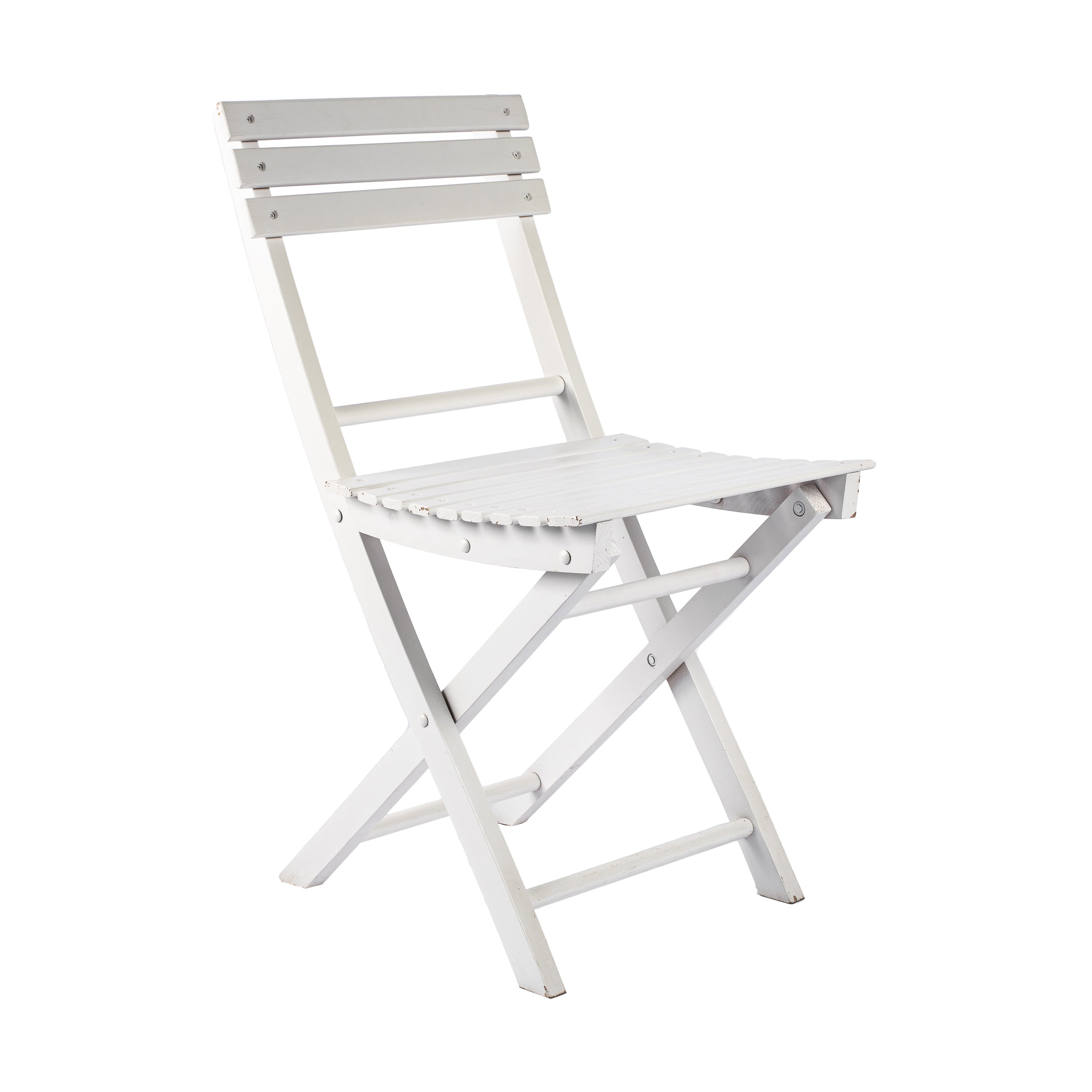 SEDIA PIEGHEVOLE LEGNO COLORE BIANCO