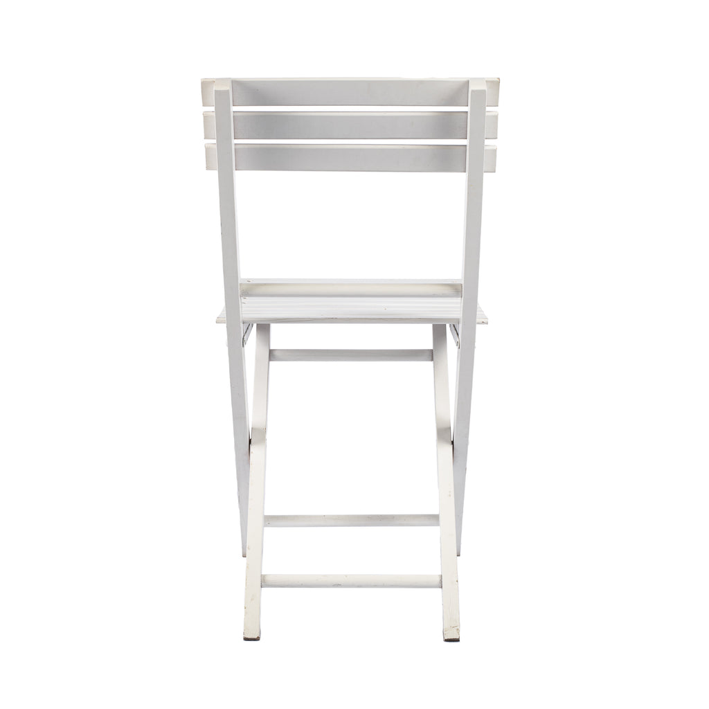 SEDIA PIEGHEVOLE LEGNO COLORE BIANCO