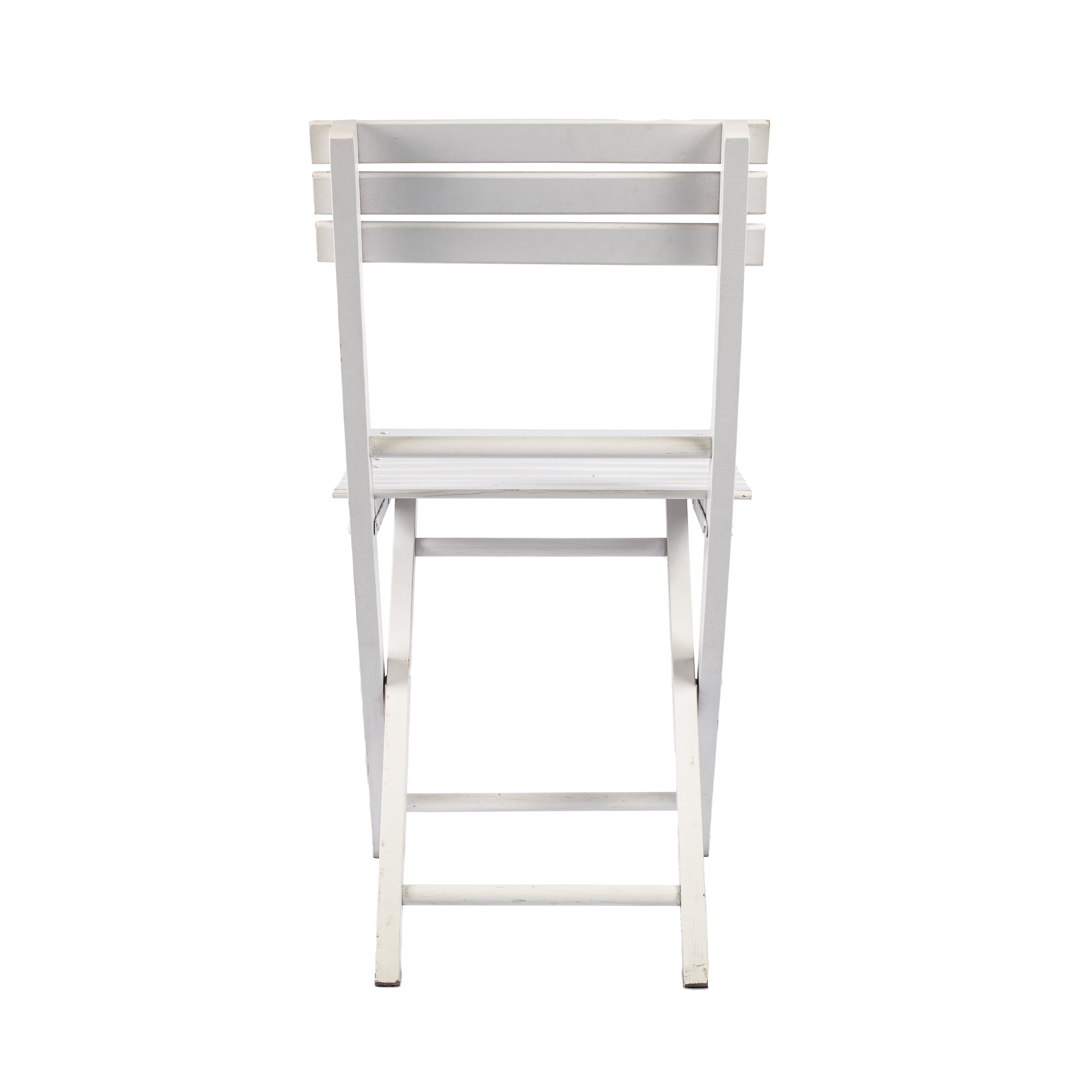 SEDIA PIEGHEVOLE LEGNO COLORE BIANCO