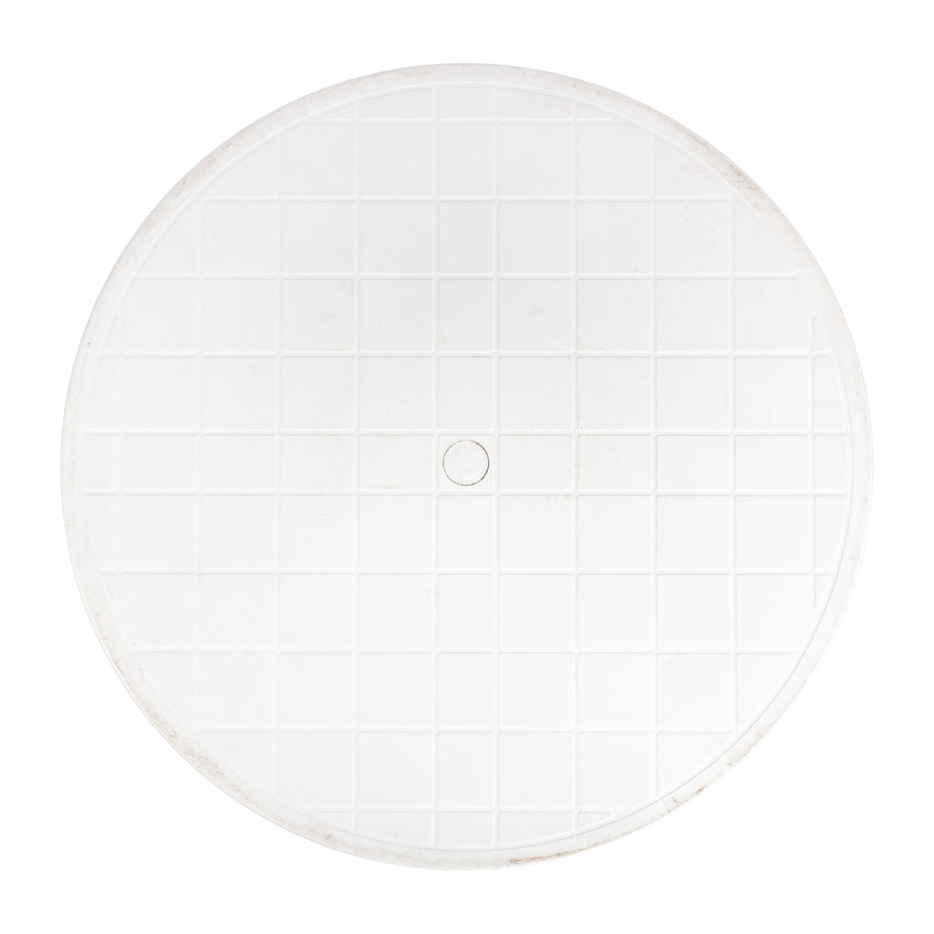 TAVOLO TONDO PLASTICA BIANCO Ø cm 90 h75