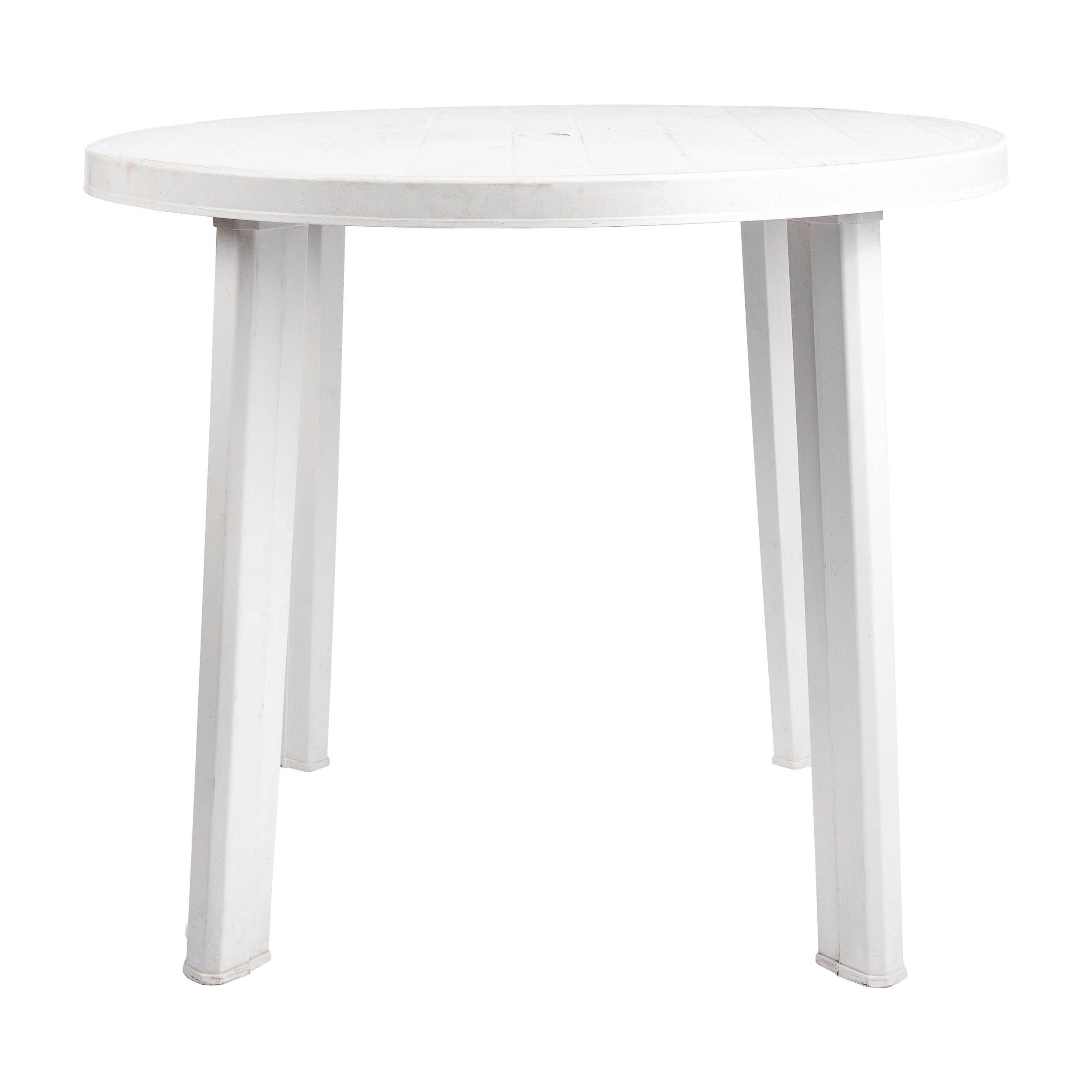 TAVOLO TONDO PLASTICA BIANCO Ø cm 90 h75