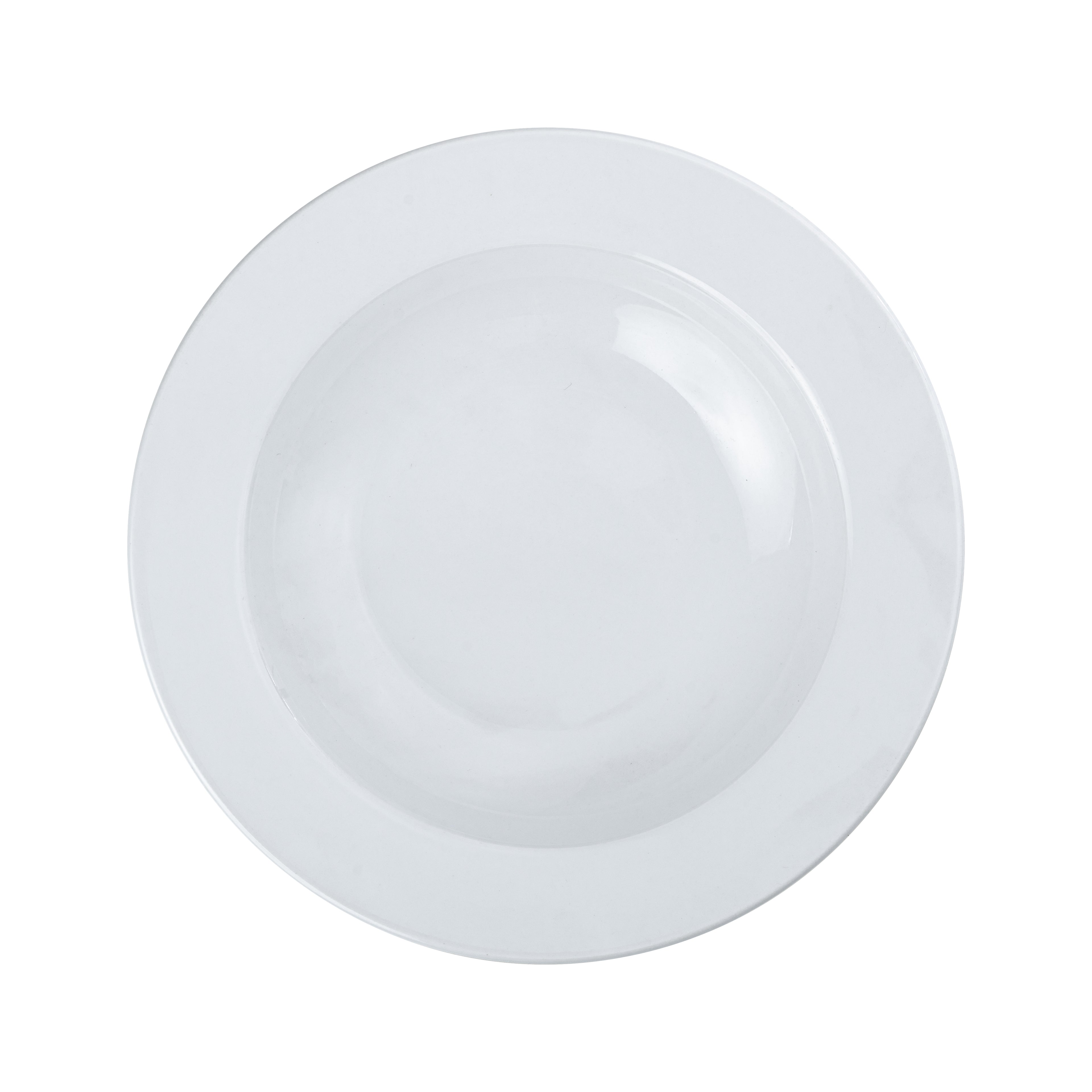 PIATTO FONDO BONE CHINA "LA TAVOLA" V.B. Ø cm 21,5 (conf 40 pz)
