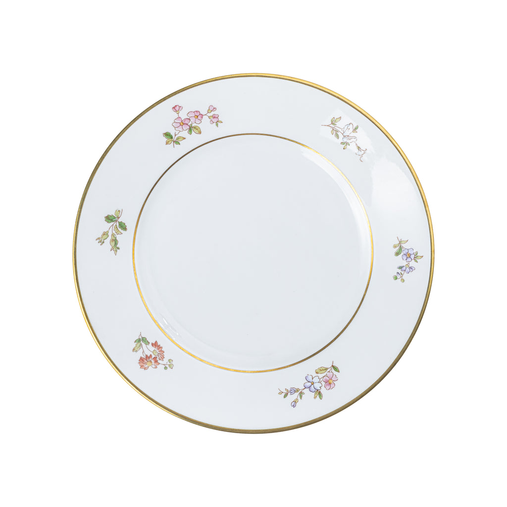 PIATTINO PANE RICHARD GINORI B FILO ORO FLOREALE Ø cm 16