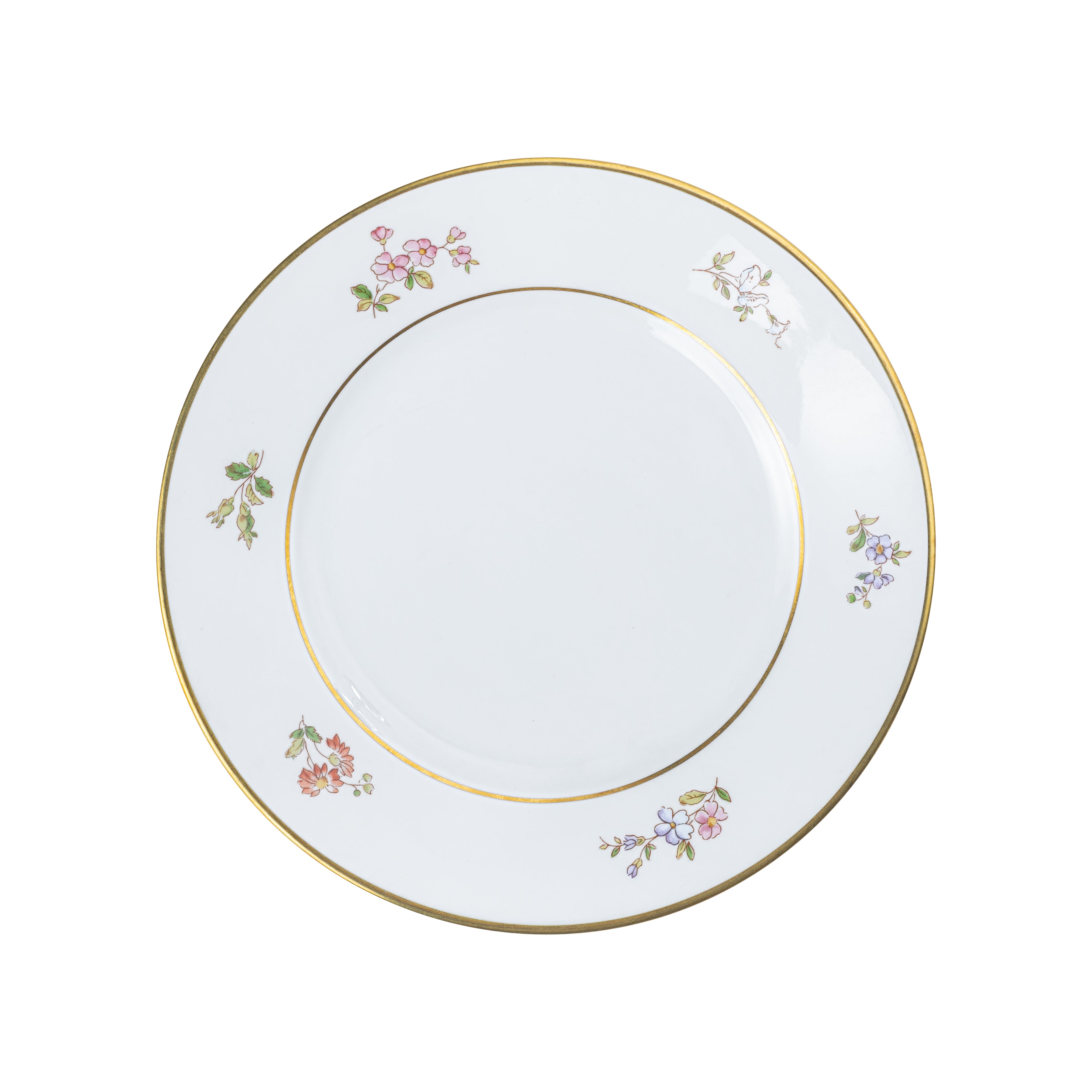 PIATTINO PANE RICHARD GINORI B FILO ORO FLOREALE Ø cm 16