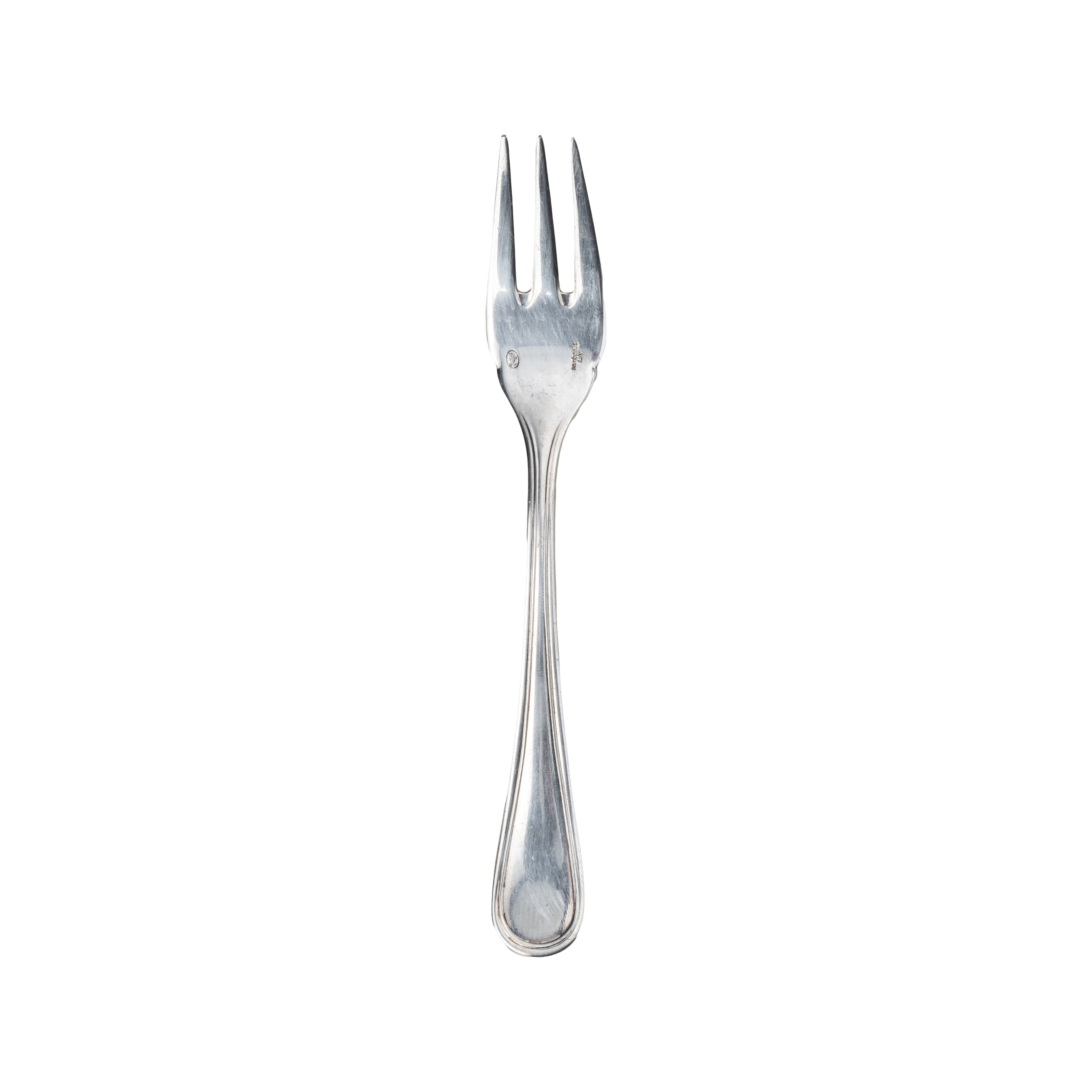 FORCHETTA PESCE MOD CONTOUR ARGENTO