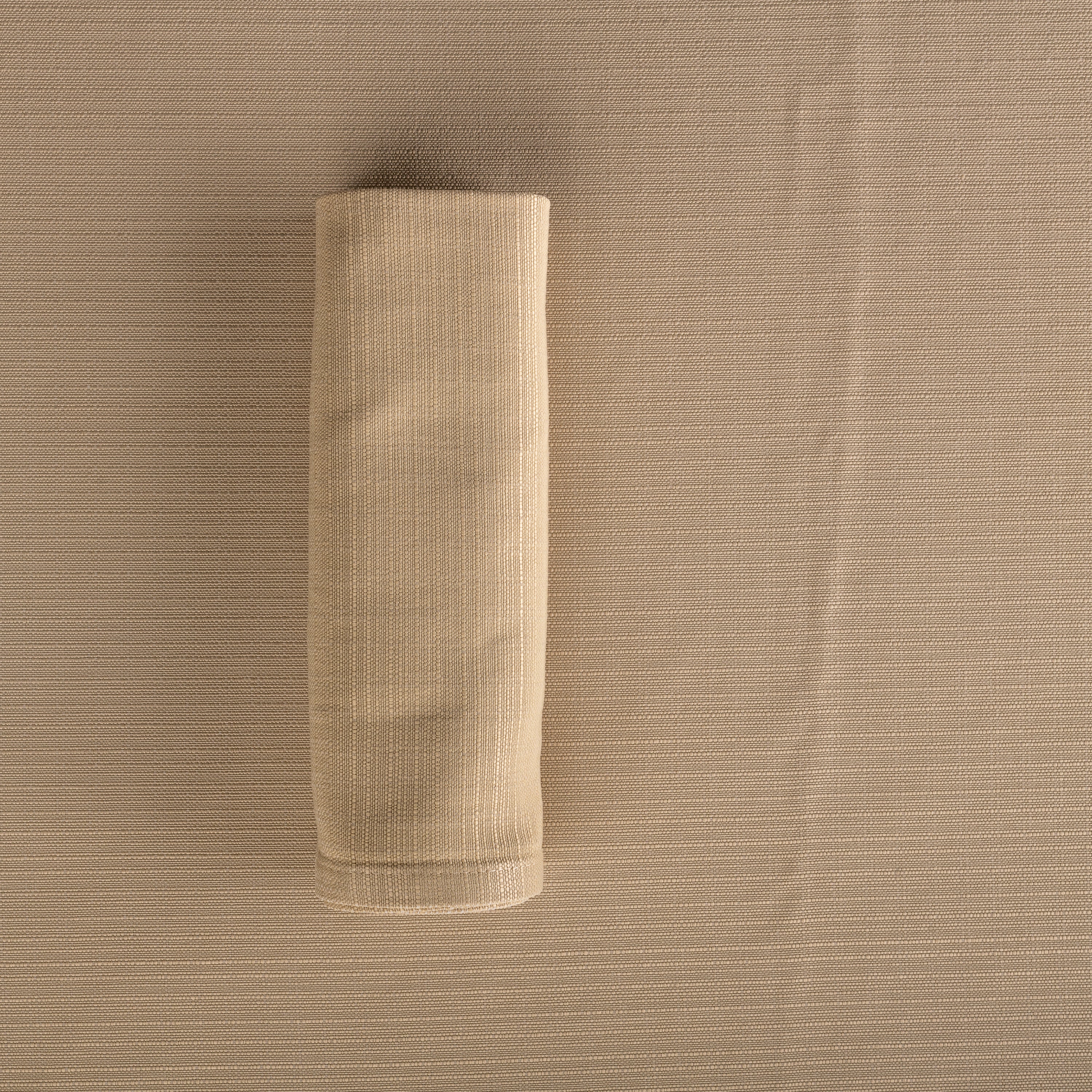 TOVAGLIOLO EFFETTO LINO TABACCO cm 50x50