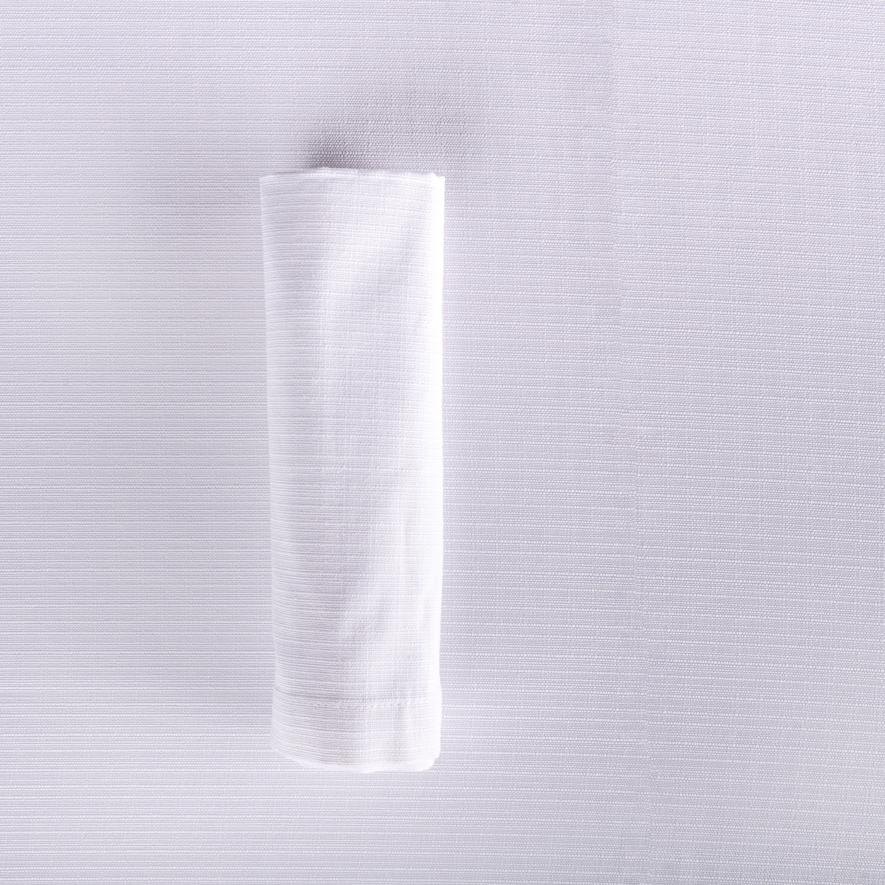 TOVAGLIOLO EFFETTO LINO BIANCO cm 50x50
