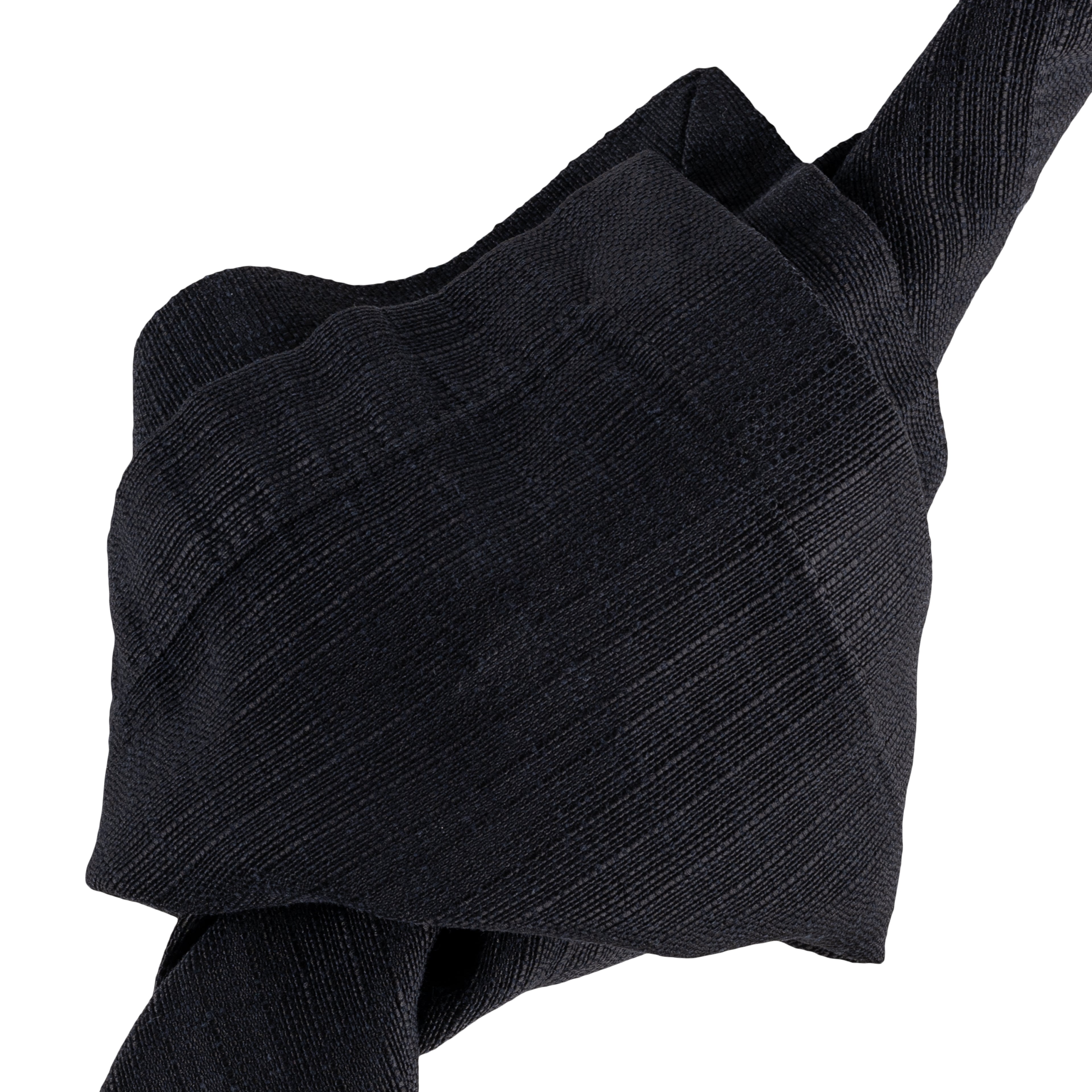 TOVAGLIOLO EFFETTO LINO NERO cm 50x50