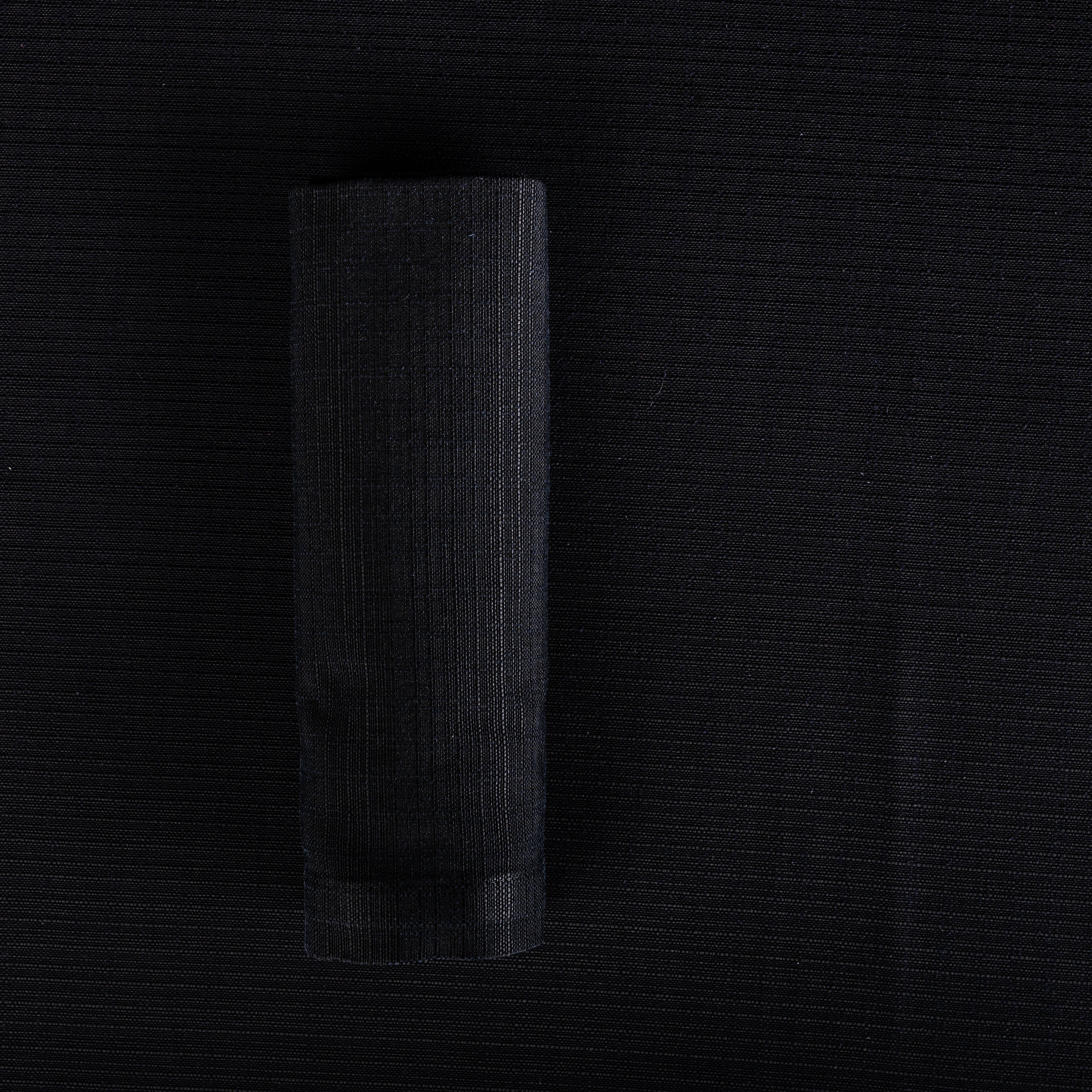 TOVAGLIOLO EFFETTO LINO NERO cm 50x50