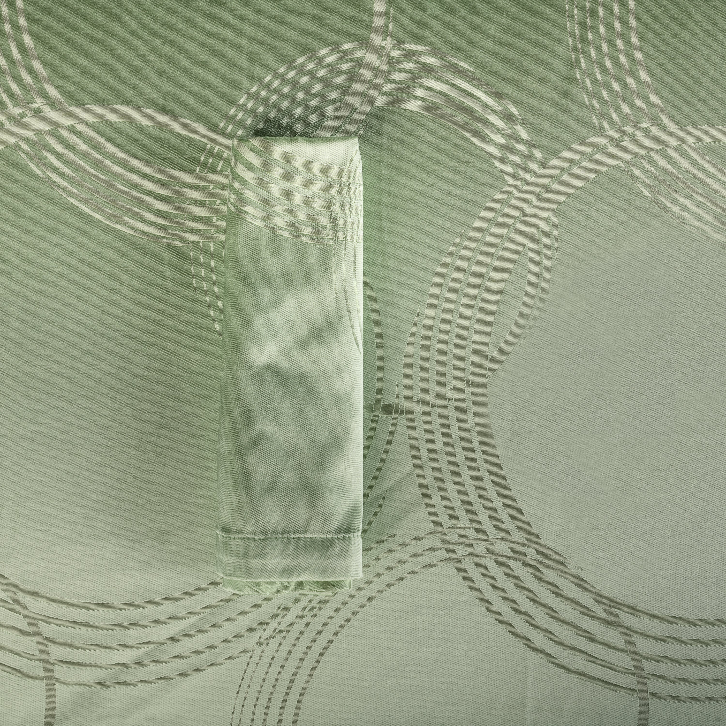 TOVAGLIOLO DAMASCATO LATTE_MENTA cm 50x50