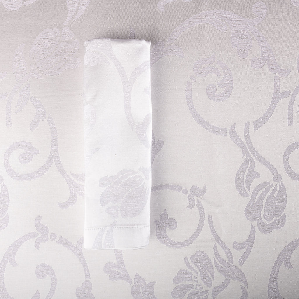 TOVAGLIOLO DAMASCATO BIANCO cm 50x50