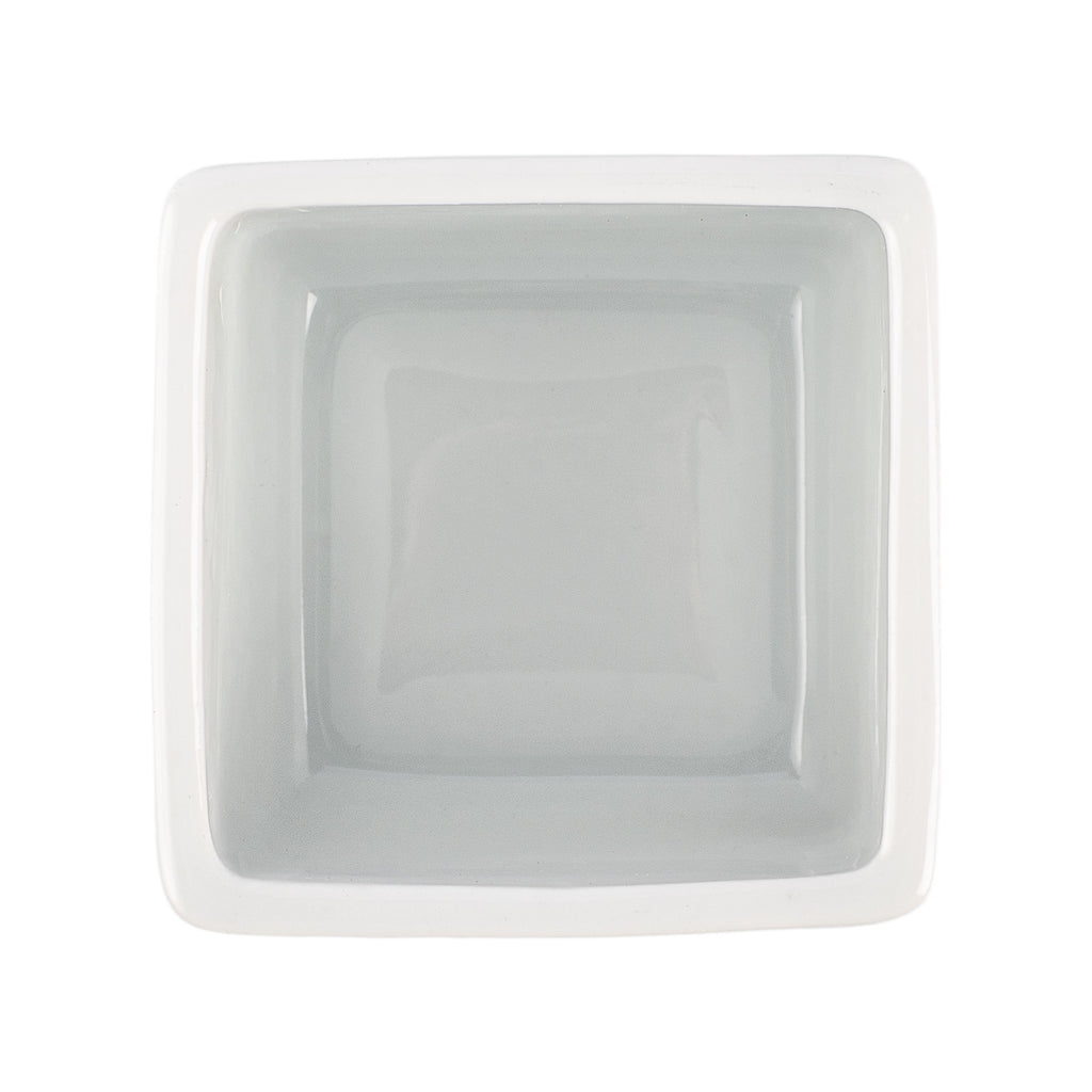 MONOPORZIONE PORCELLANA BIANCA CUBO cm 5x5x5
