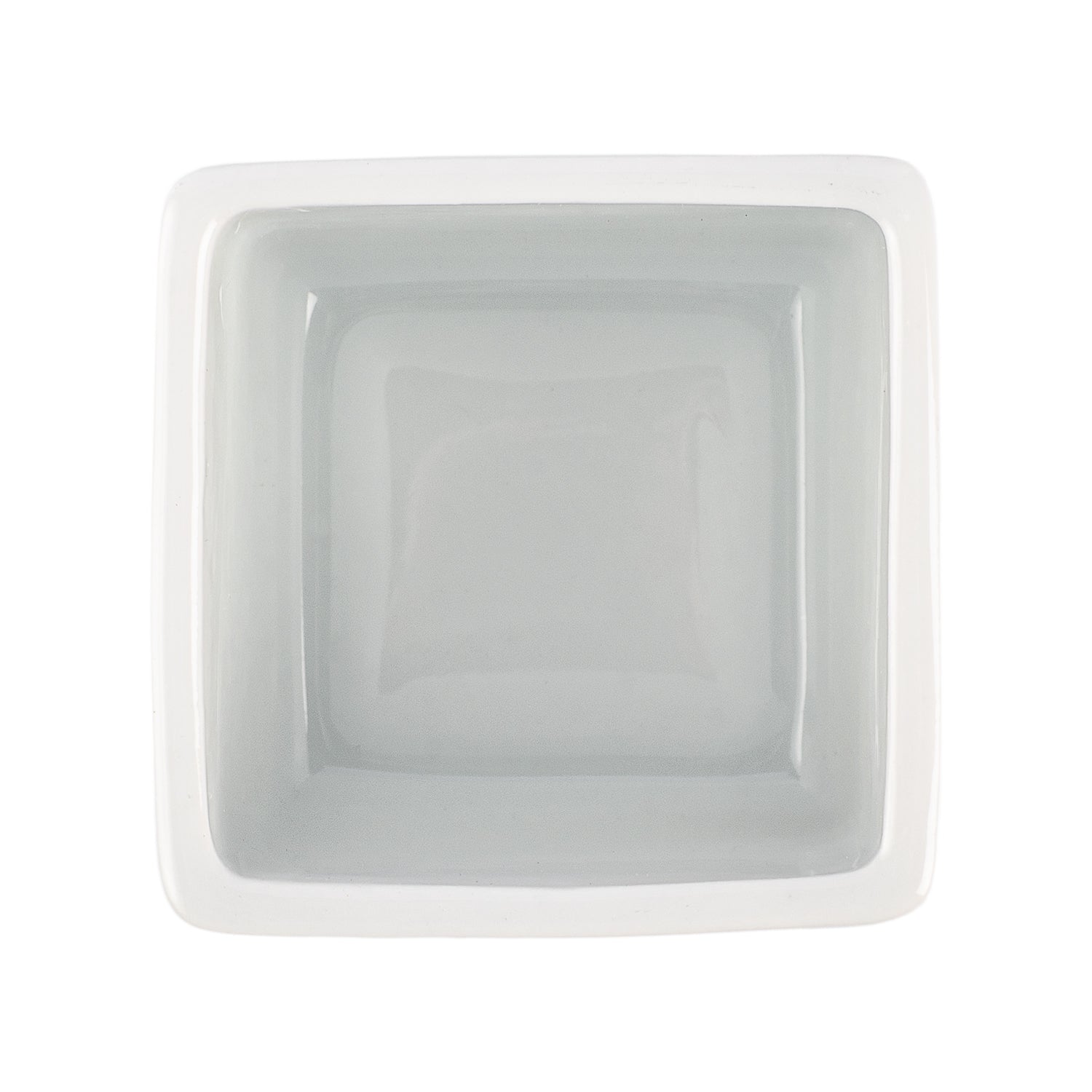 MONOPORZIONE PORCELLANA BIANCA CUBO cm 5x5x5