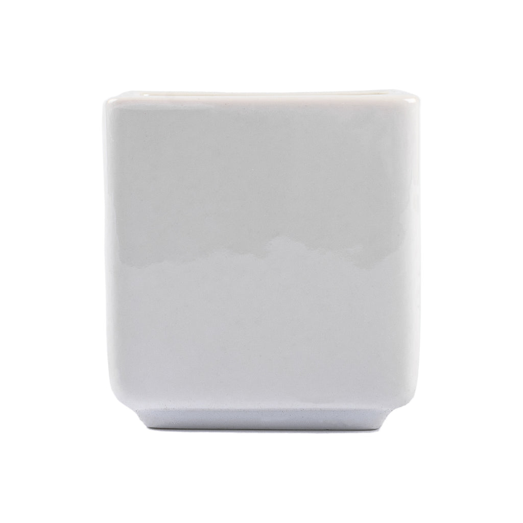 MONOPORZIONE PORCELLANA BIANCA CUBO cm 5x5x5