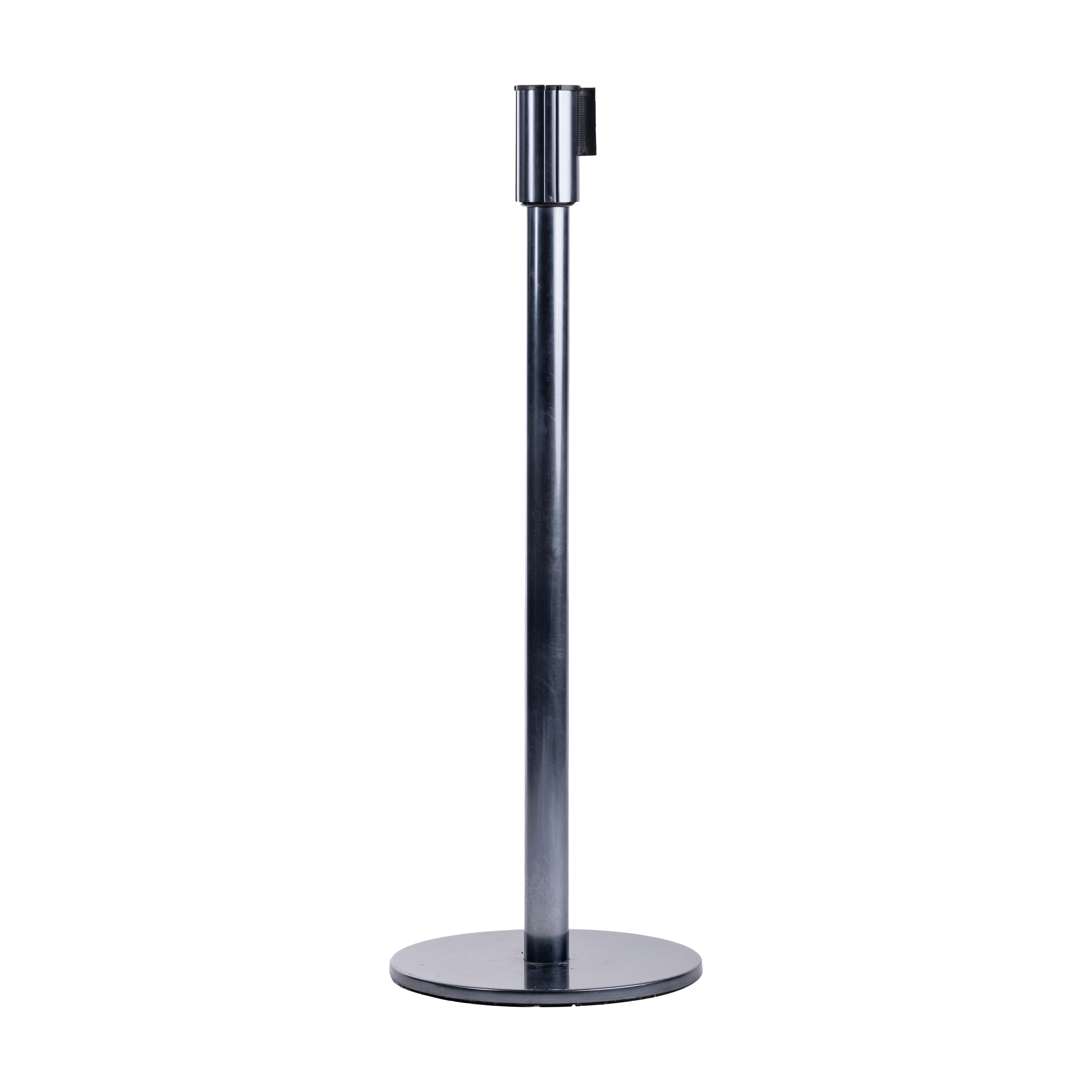 COLONNINA TENDIFLEX NERA CON NASTRO VERDE (2m lunghezza)