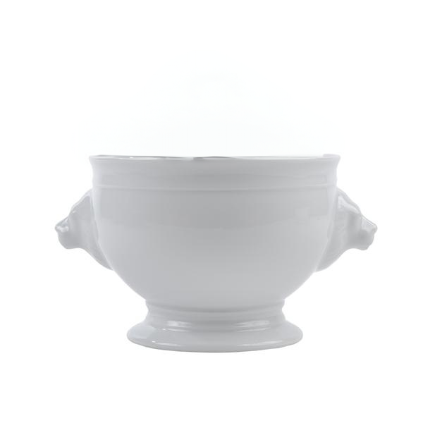 MONOPORZIONE PORCELLANA TESTA DI LEONE TABLE TOP T≈T Ø6 h 6 cm