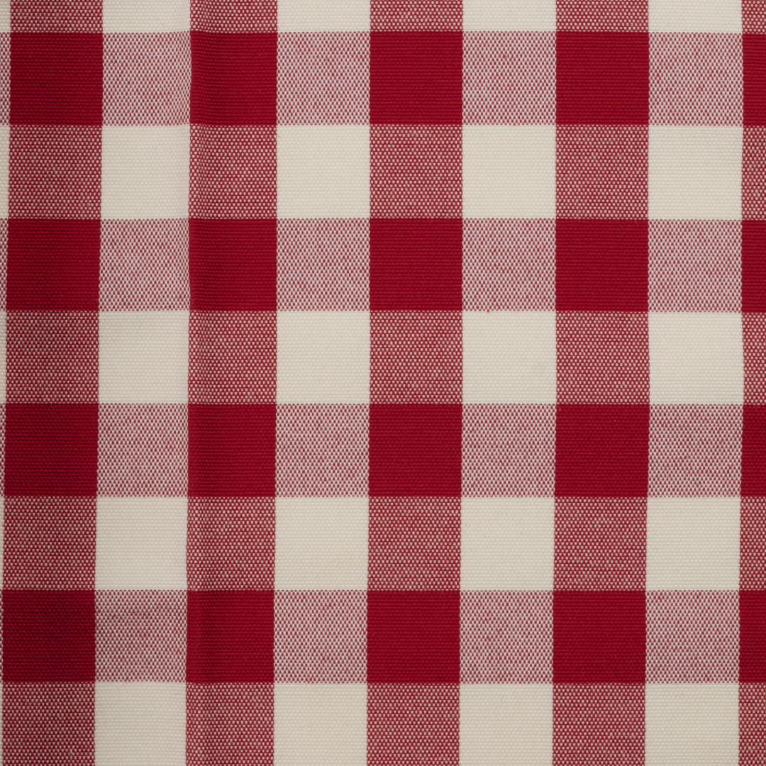 TOVAGLIA TRATTORIA QUADRETTATO BIANCO ROSSO 330x330 cm