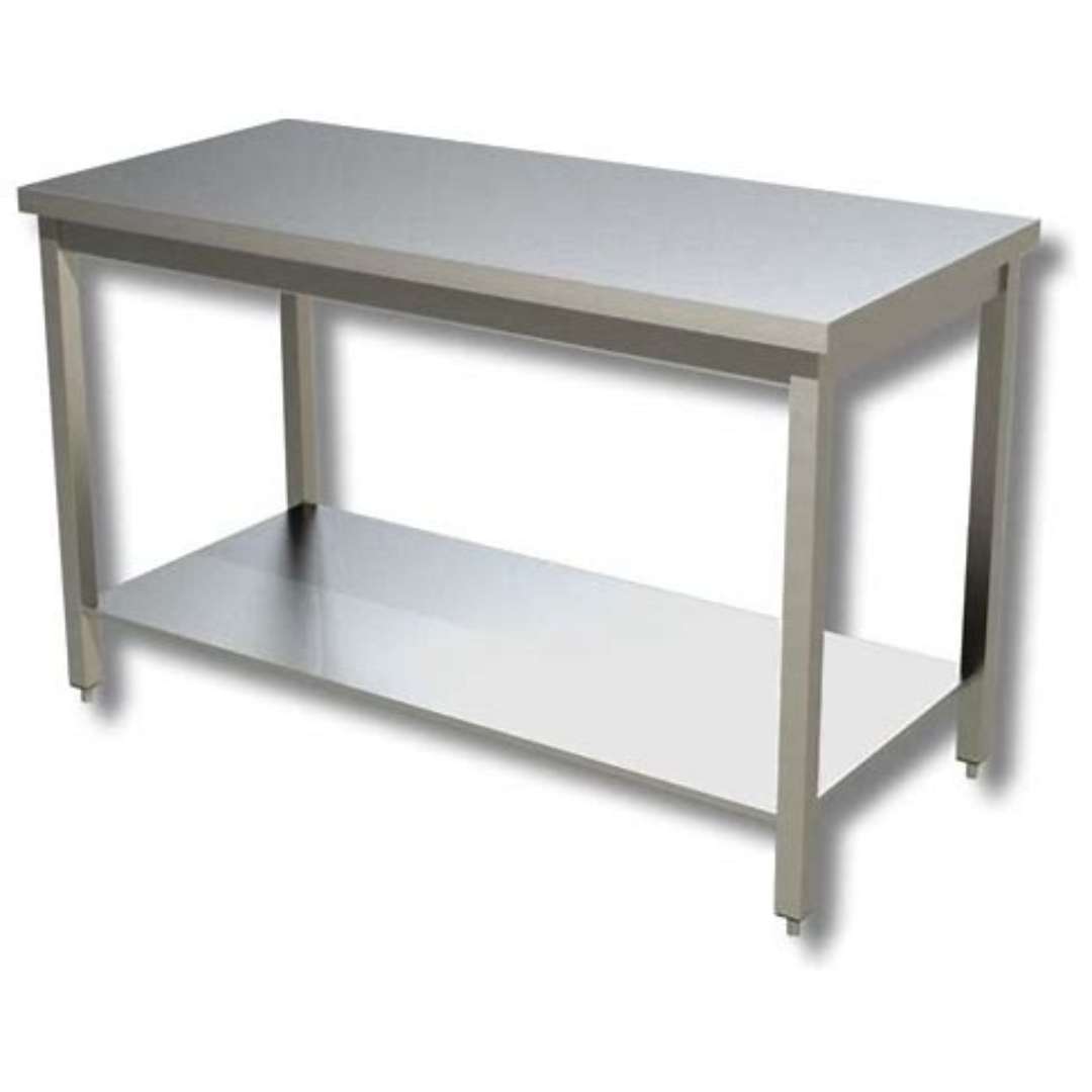 TAVOLO INOX PER FUOCHI 102 X 51 H 58