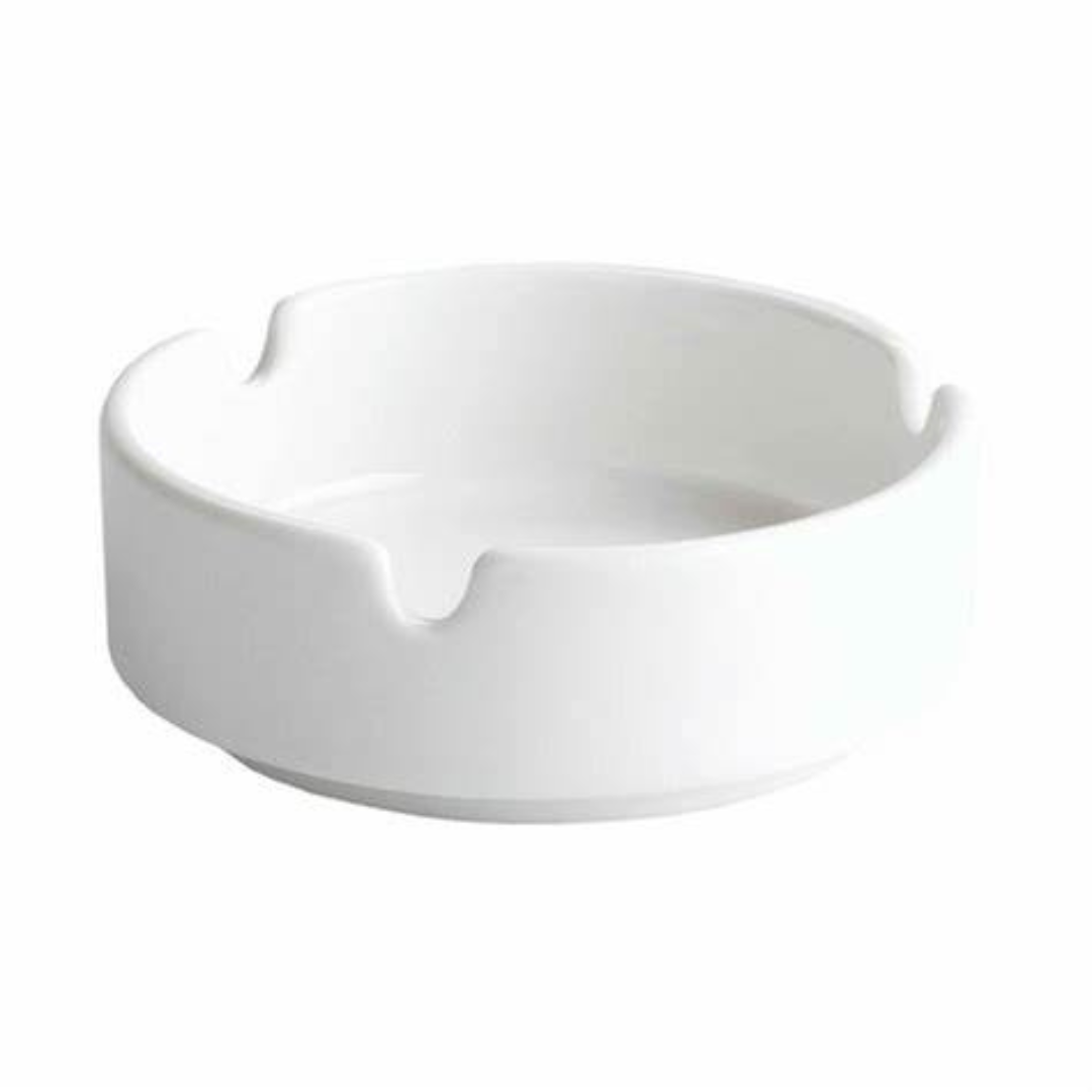 POSACENERE CERAMICA BIANCA Ø cm 10