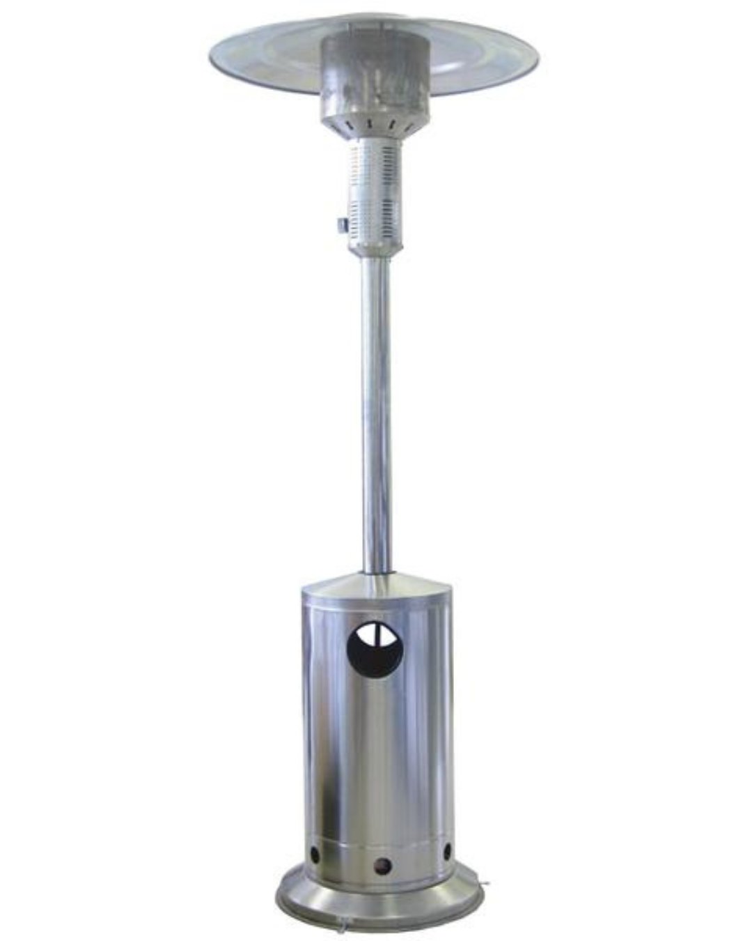 FUNGO riscaldamento per esterni radiante (mod . fungo) h2,20x 80 cm COLOR INOX (escluso bombola)