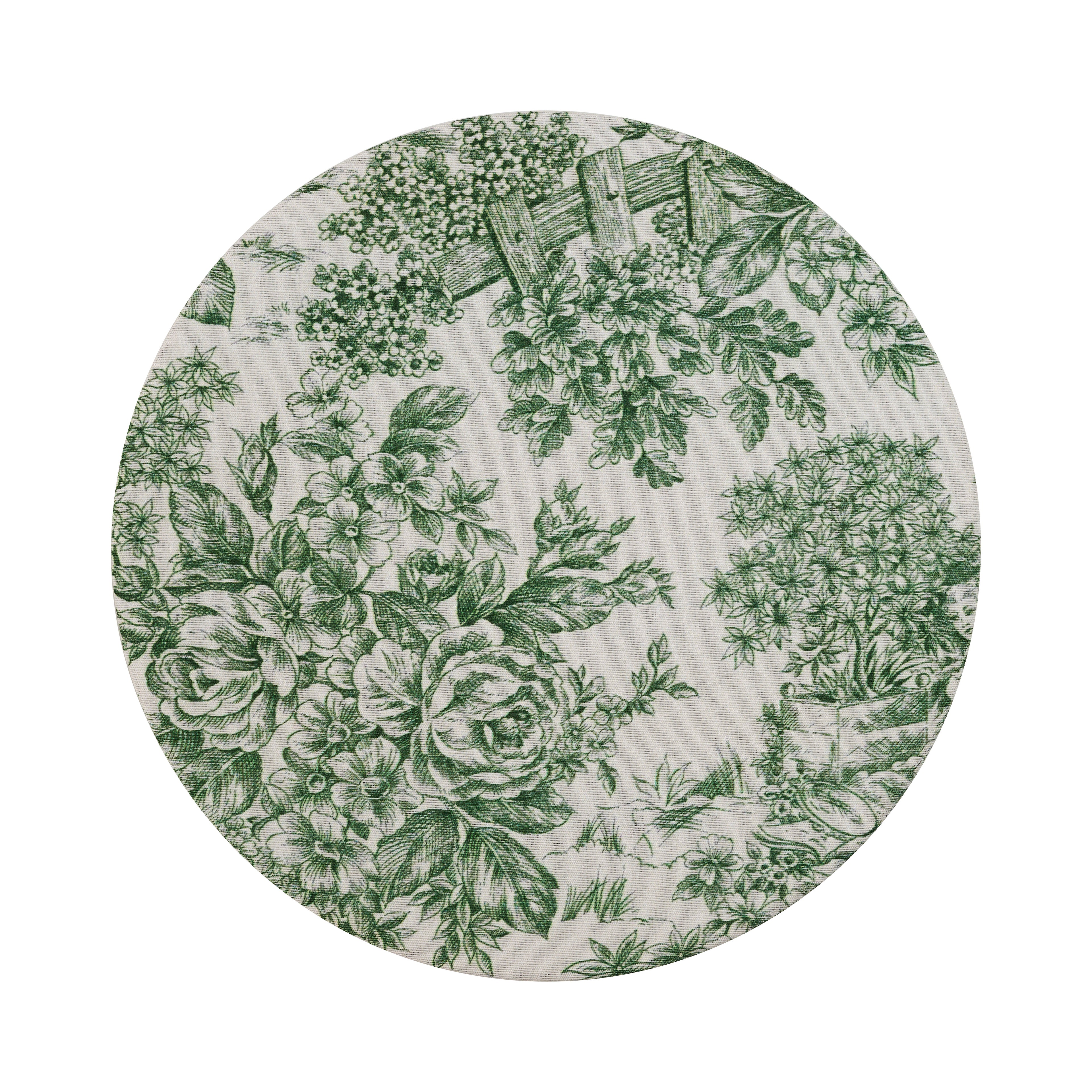 SOTTOPIATTO Ø 33 cm + COVER CLASSIC VERDE