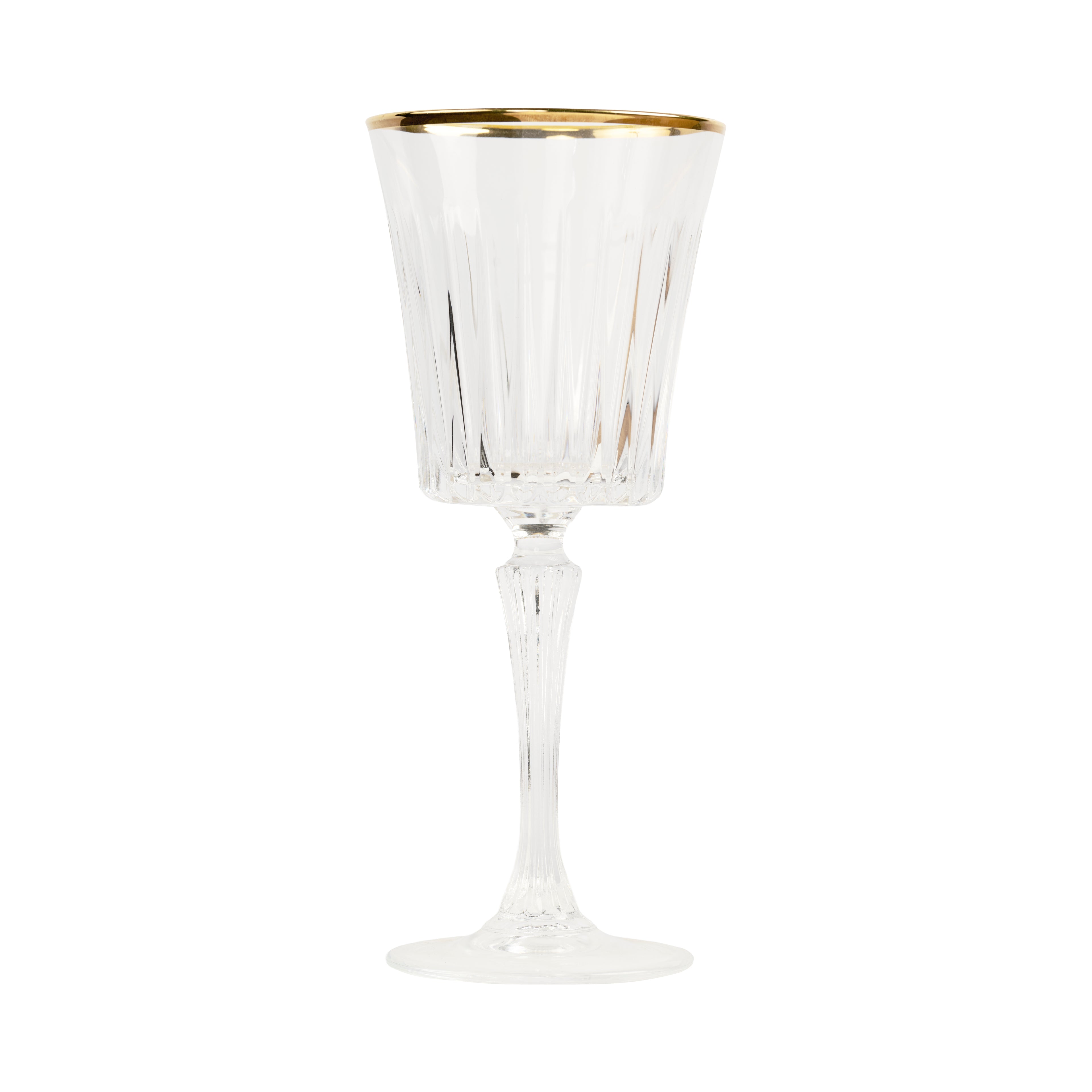 BICCHIERE VINO ROSSO TIMELESS FILO ORO cl29,8 (conf 25 pz)
