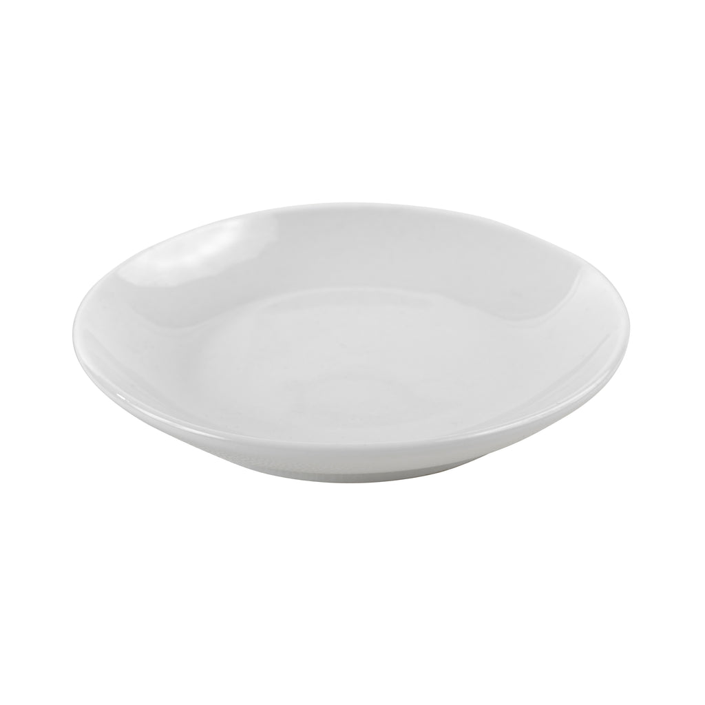 MONOPORZIONE PIATTINO PORCELLANA BIANCA Ø cm 12 h 2