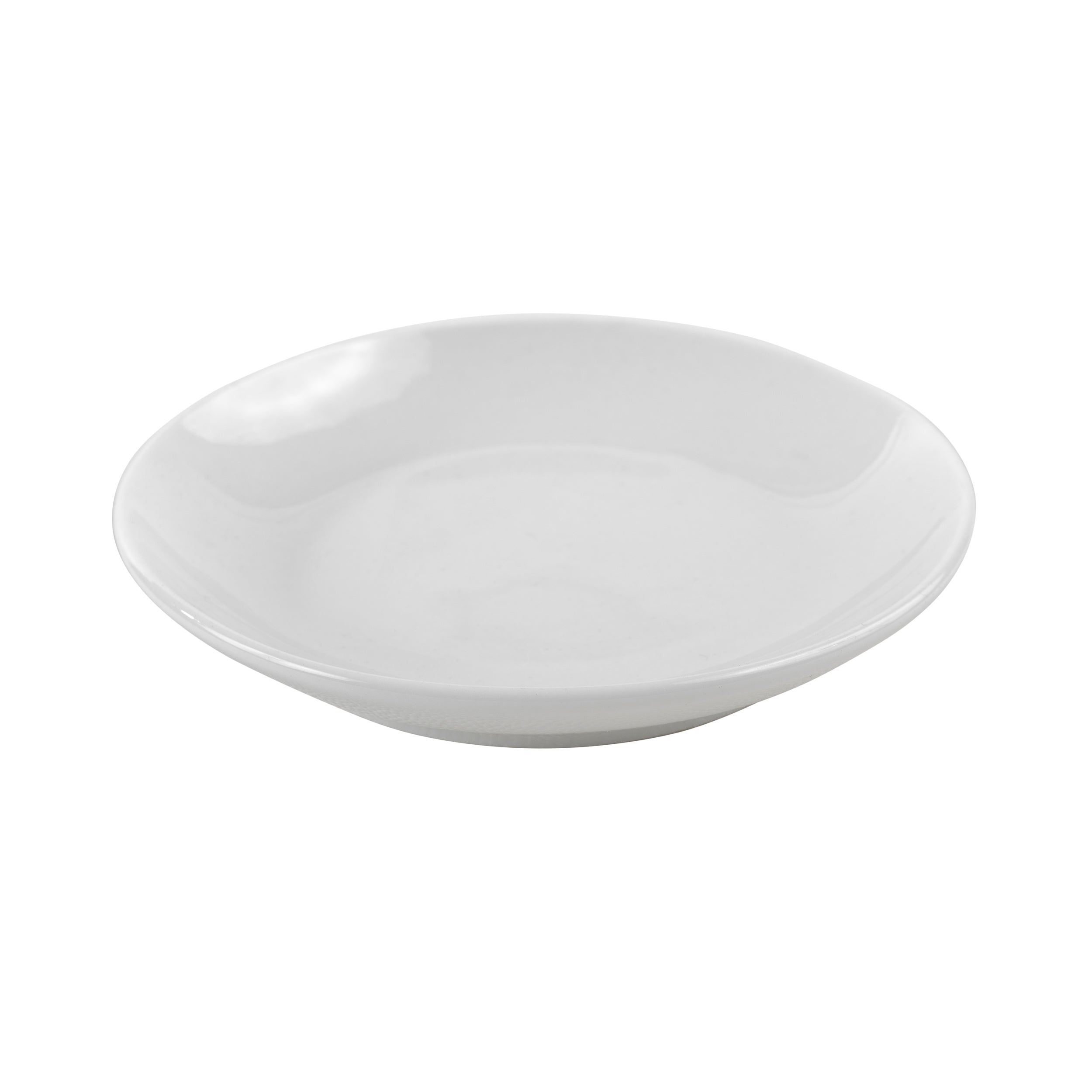 MONOPORZIONE PIATTINO PORCELLANA BIANCA Ø cm 12 h 2