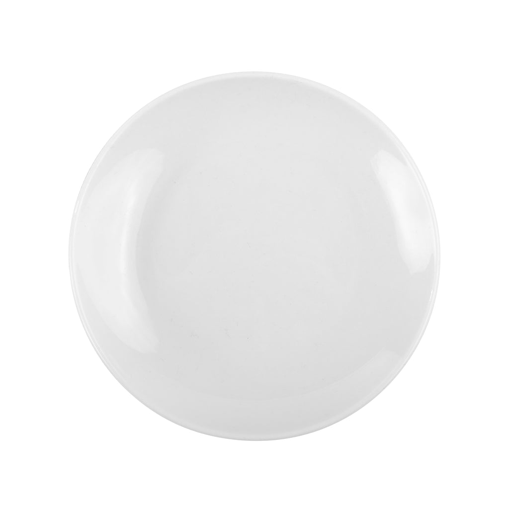 MONOPORZIONE PIATTINO PORCELLANA BIANCA Ø cm 12 h 2