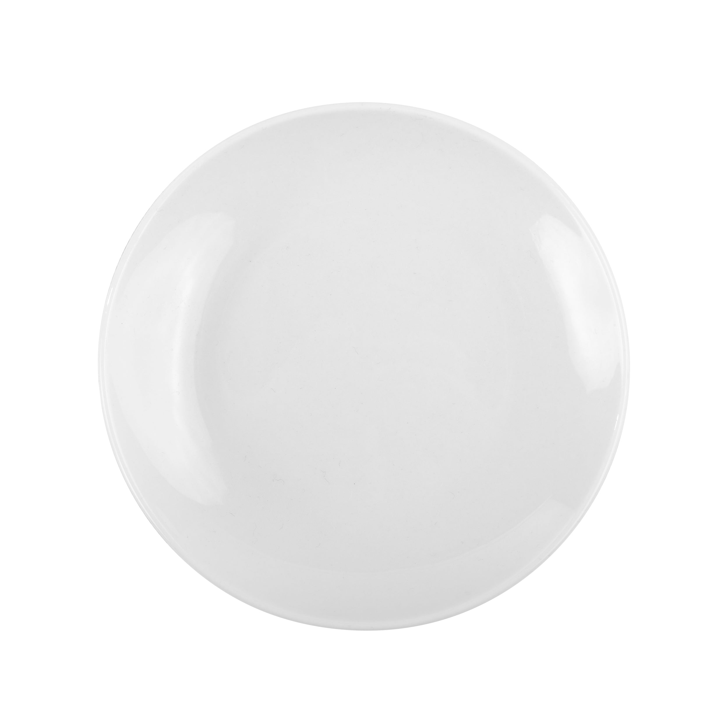 MONOPORZIONE PIATTINO PORCELLANA BIANCA Ø cm 12 h 2