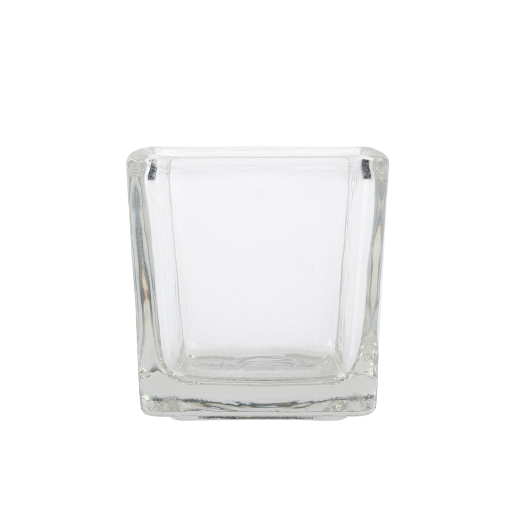 MONOPORZIONE VETRO QUADRATA TRASPARENTE cm 5x5x6(h)