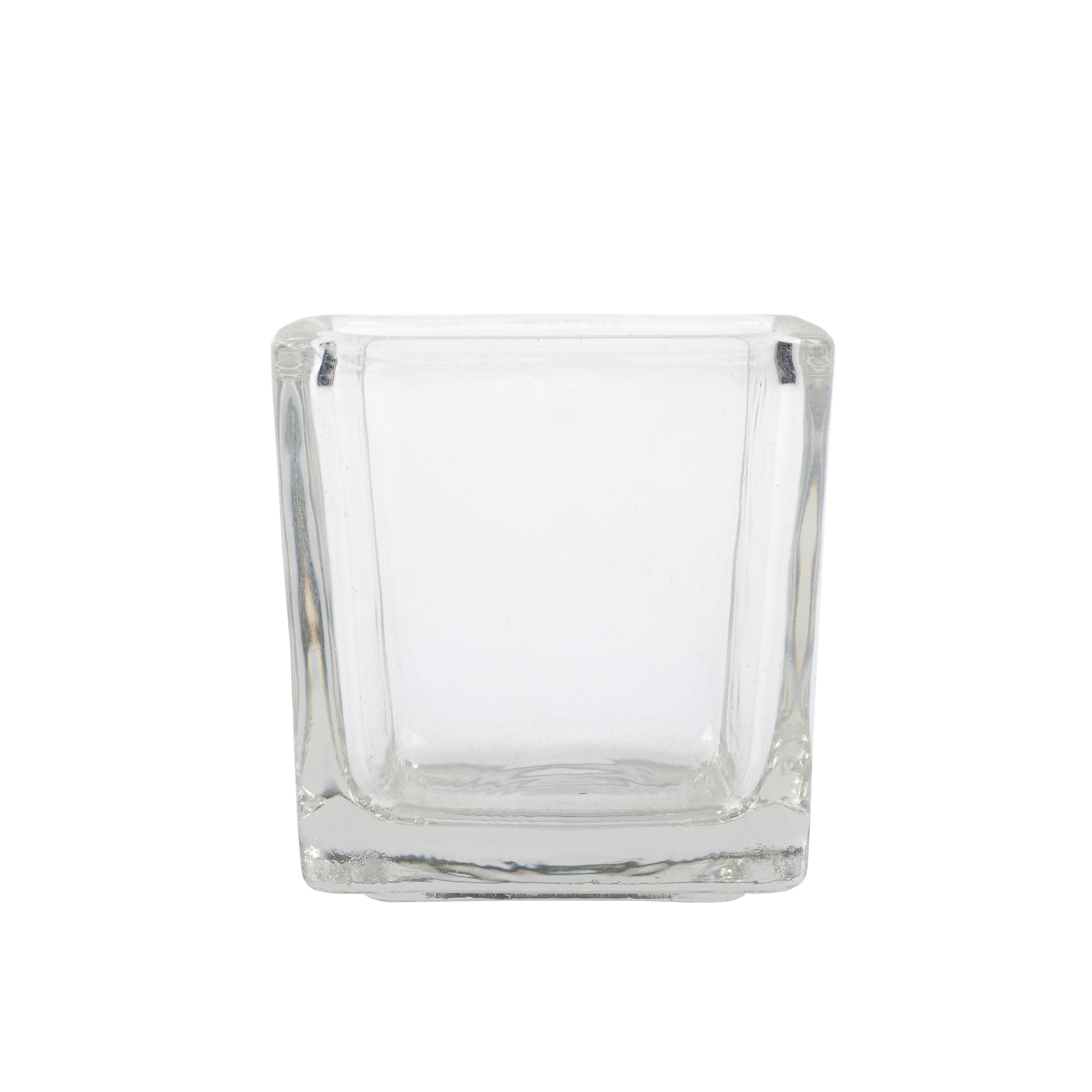 MONOPORZIONE VETRO QUADRATA TRASPARENTE cm 5x5x6(h)