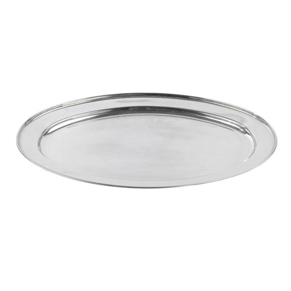 VASSOIO SOTTOPIROFILA OVALE ACCIAIO cm 45