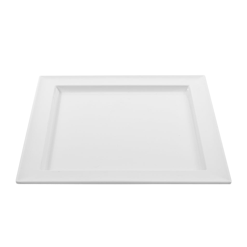 VASSOIO QUADRATO MELAMINA BIANCO cm 37x37