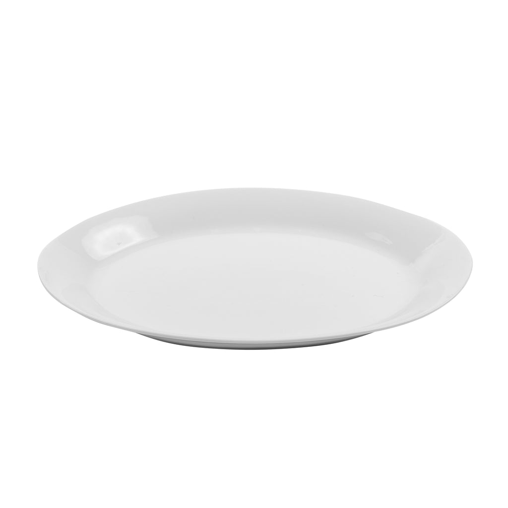 VASSOIO OVALE PORCELLANA BIANCA cm 34x23