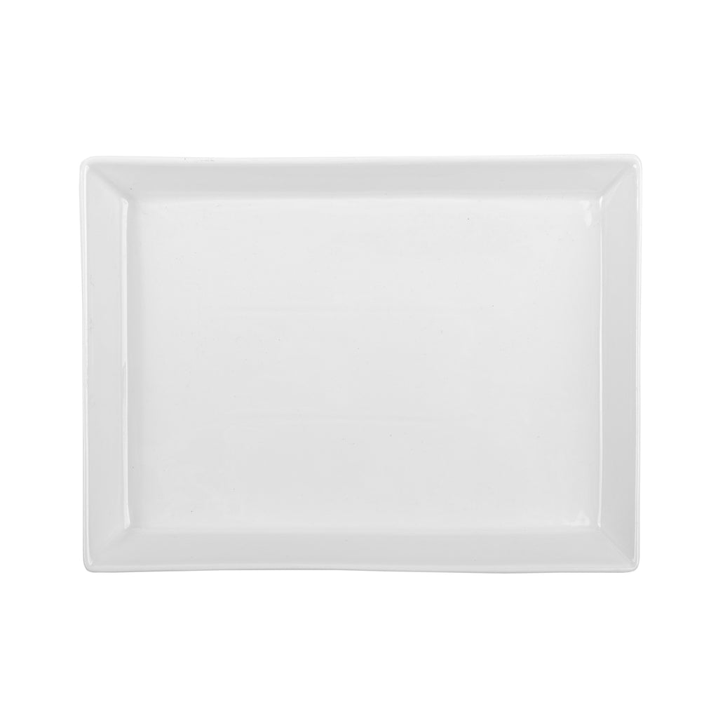 VASSOIO RETTANGOLARE PORCELLANA TOP cm 39x25