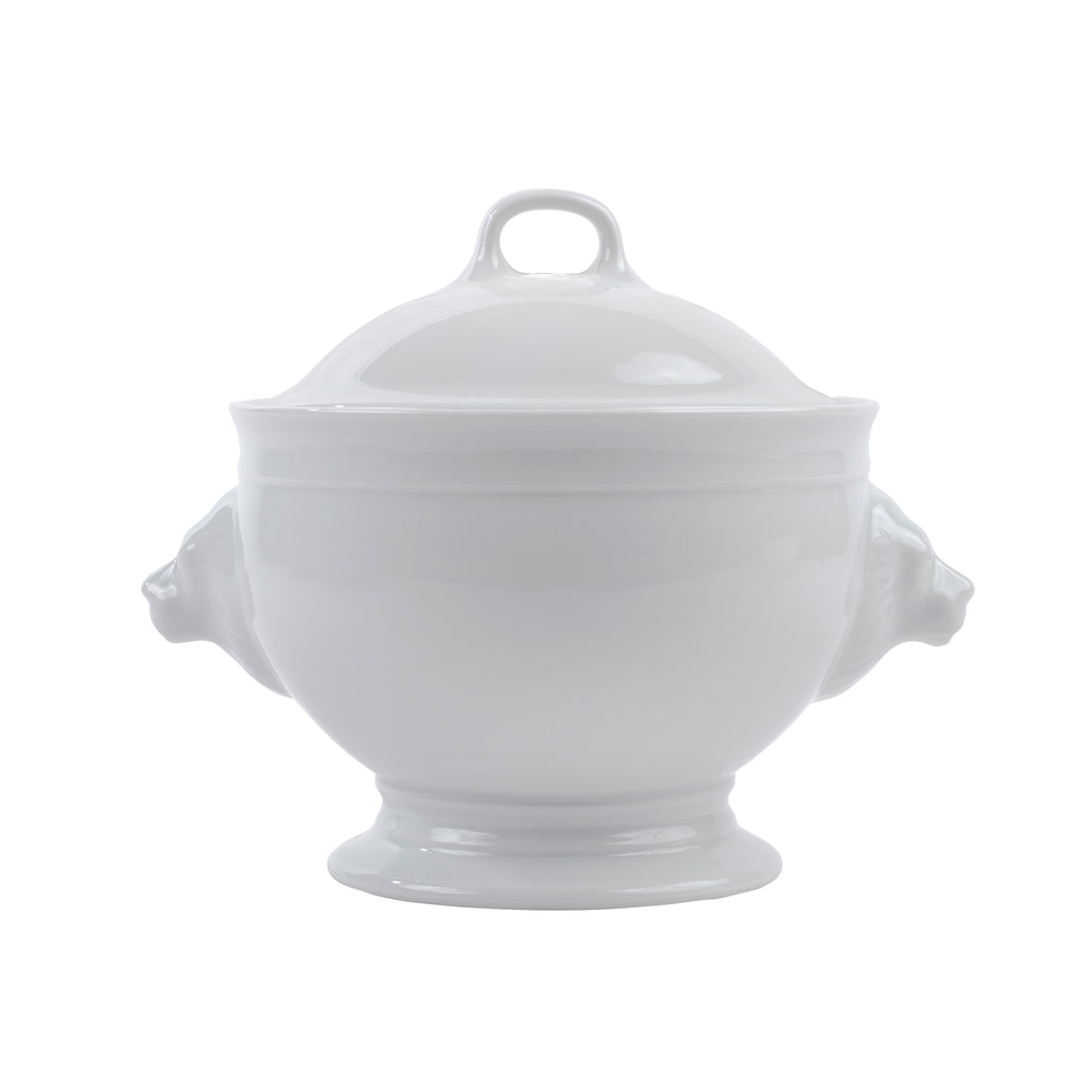 ZUPPIERA PORCELLANA TESTA DI LEONE TABLE TOP T≈T Ø18 h 16 cm