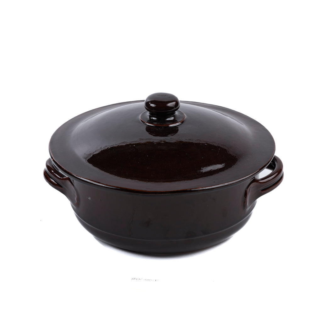 ZUPPIERA TERRACOTTA  + coperchio Ø23 h 18 cm