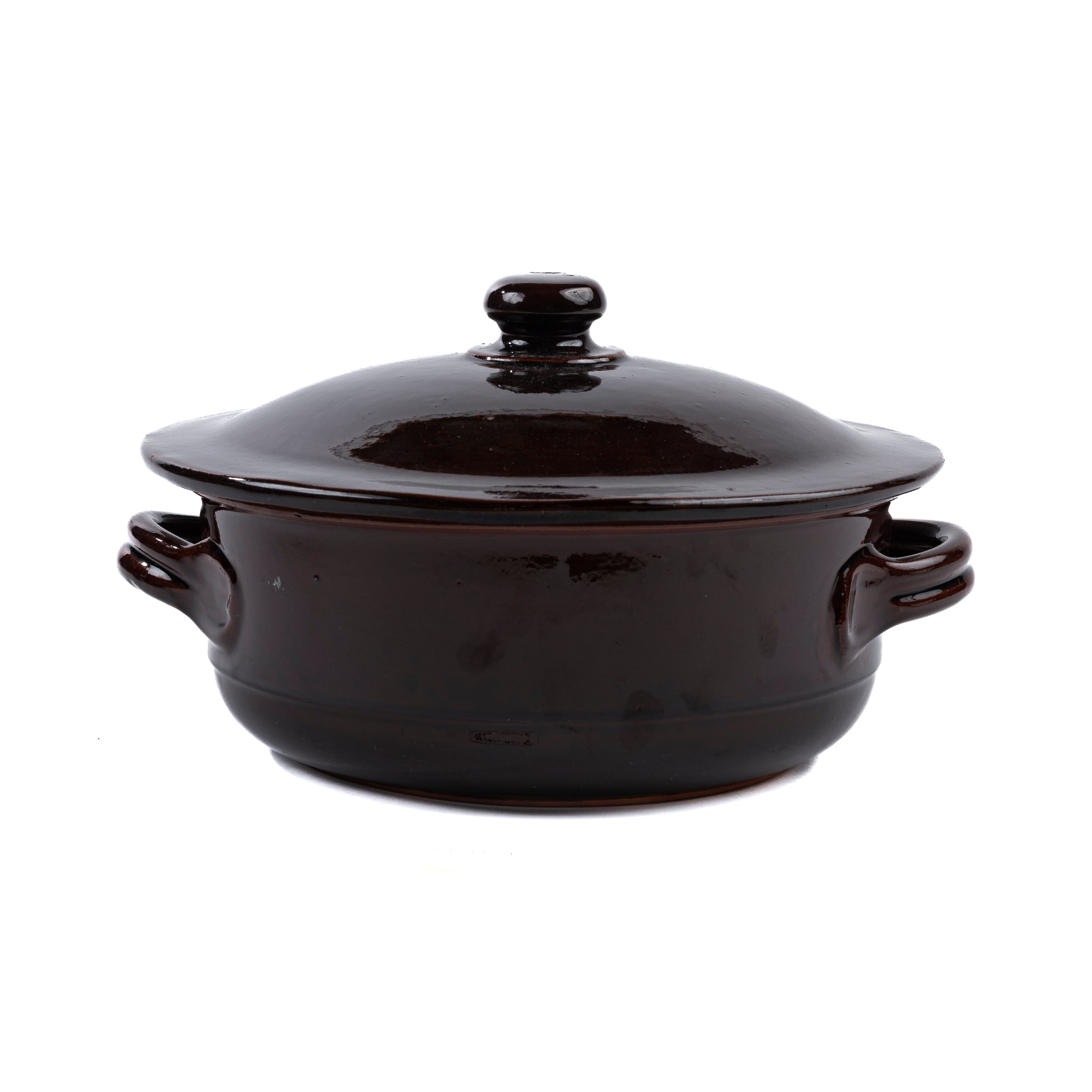 ZUPPIERA TERRACOTTA  + coperchio Ø23 h 18 cm