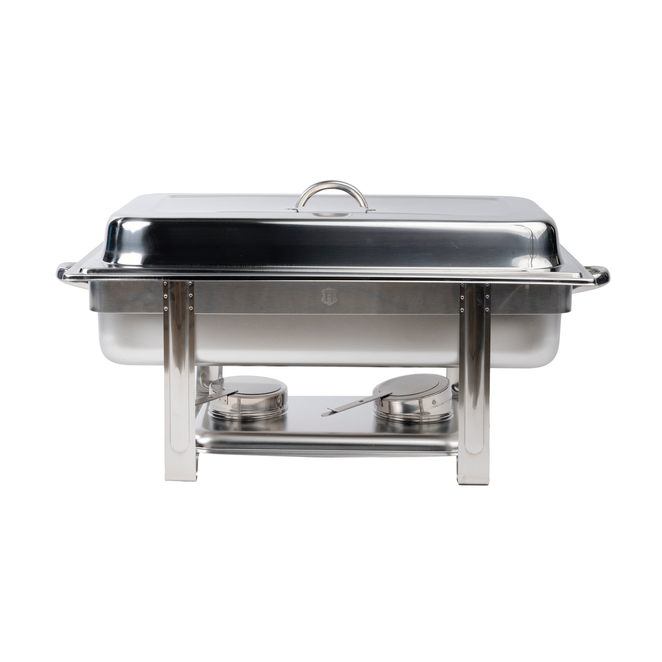 CHAFING-DISHES RETTANGOLARE INOX cm 68X44 h 32 CON COPERCHIO