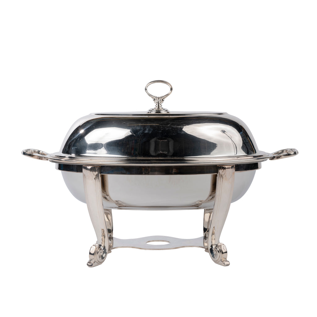 CHAFING DISH OVALE ARGENTO