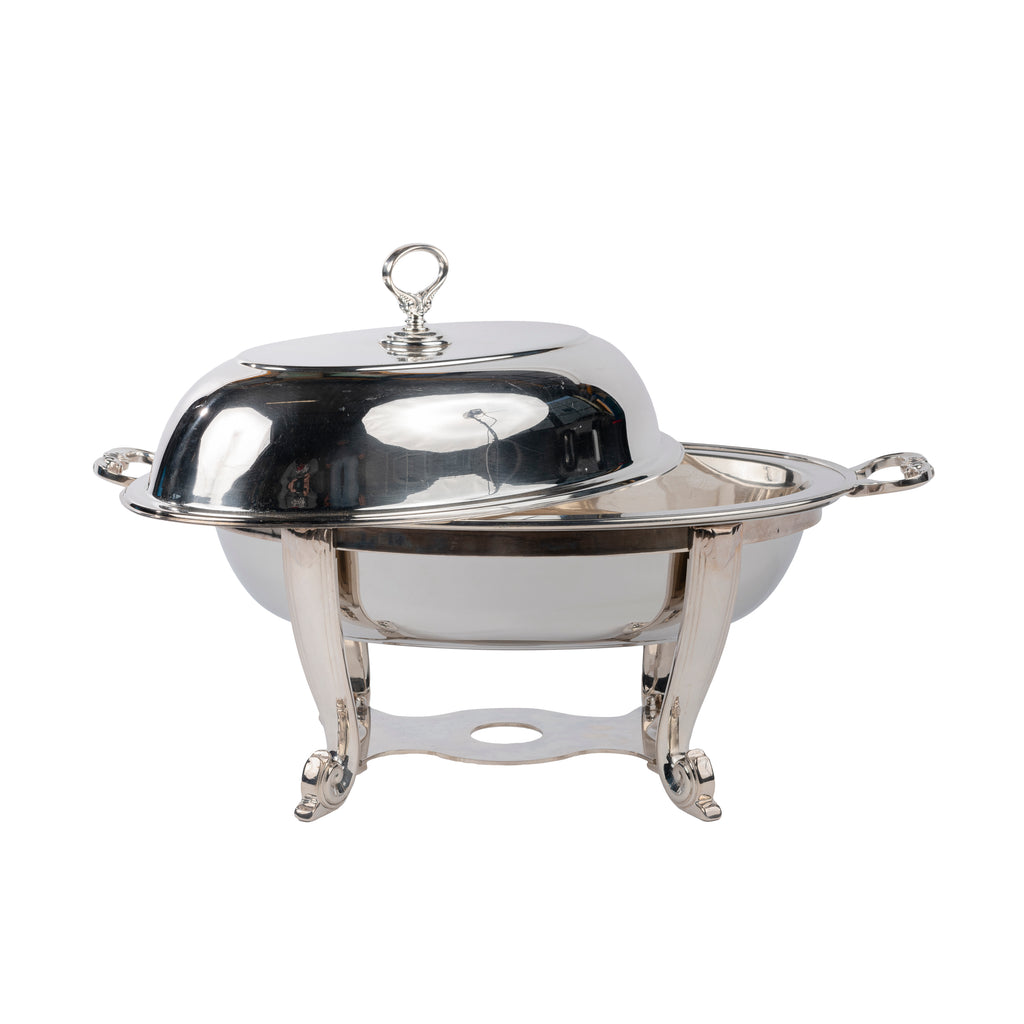 CHAFING DISH OVALE ARGENTO