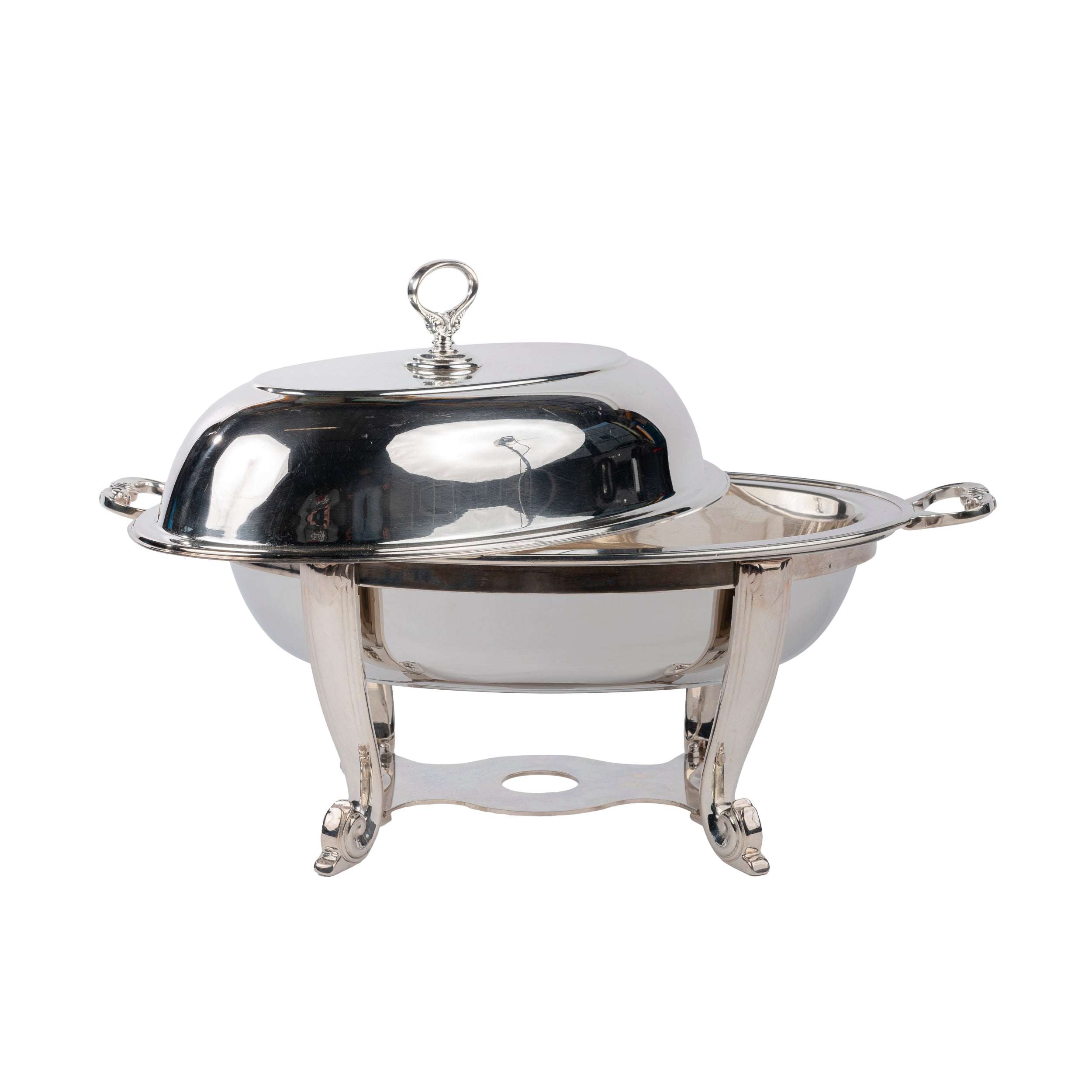CHAFING DISH OVALE ARGENTO