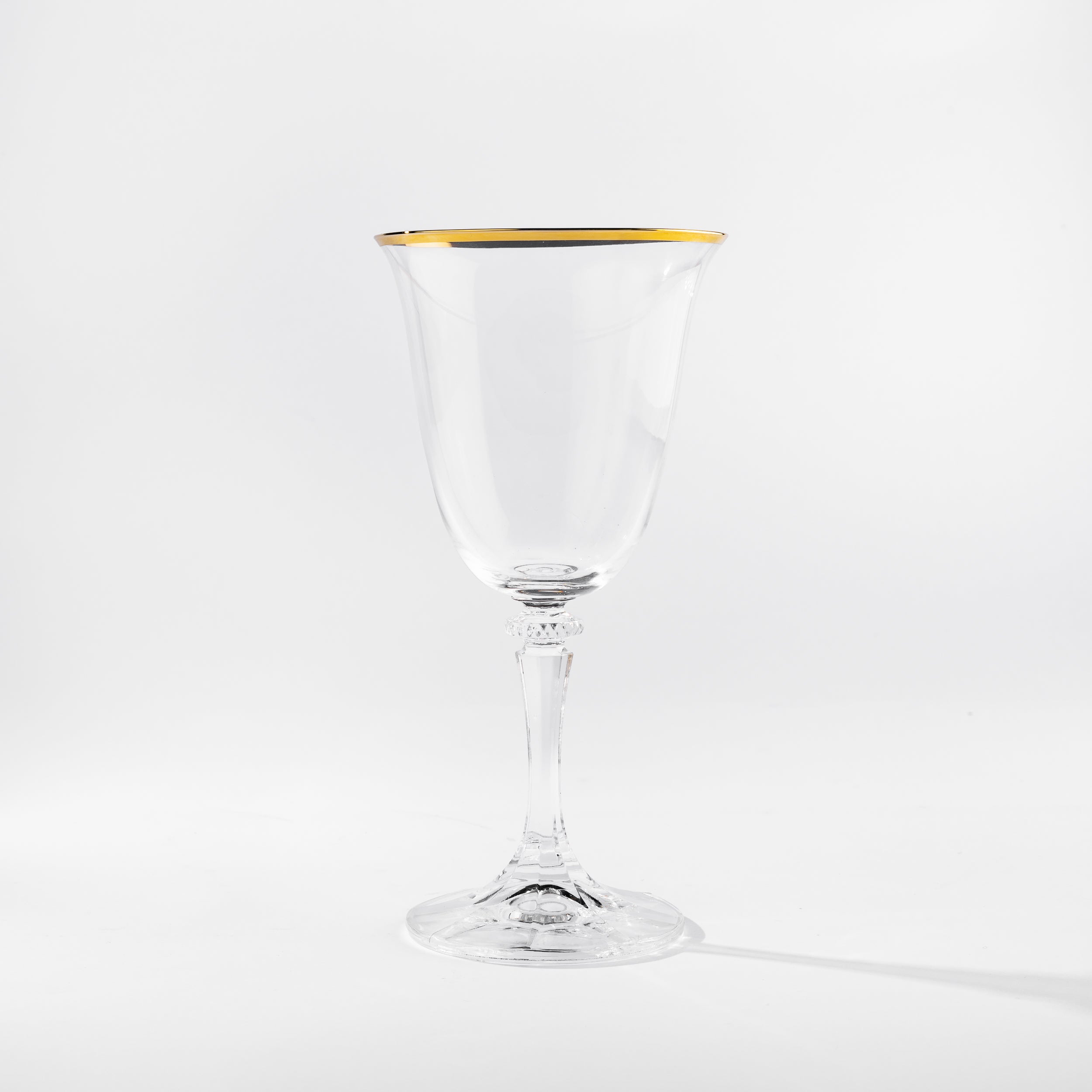 BICCHIERE VINO BIANCO KLEOPATRA FILO ORO cl29 (conf 20 pz)