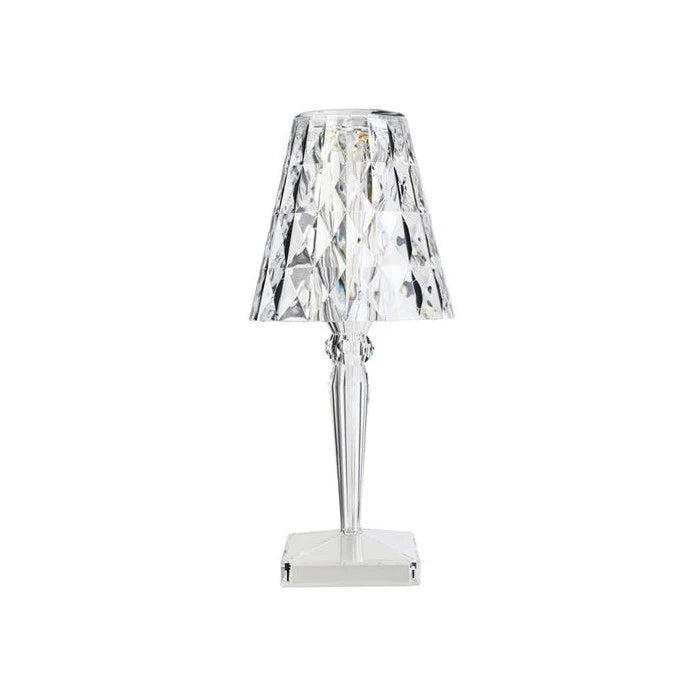 LAMPADA DA TAVOLO LED RICARICABILE CRYSTAL h 26cm